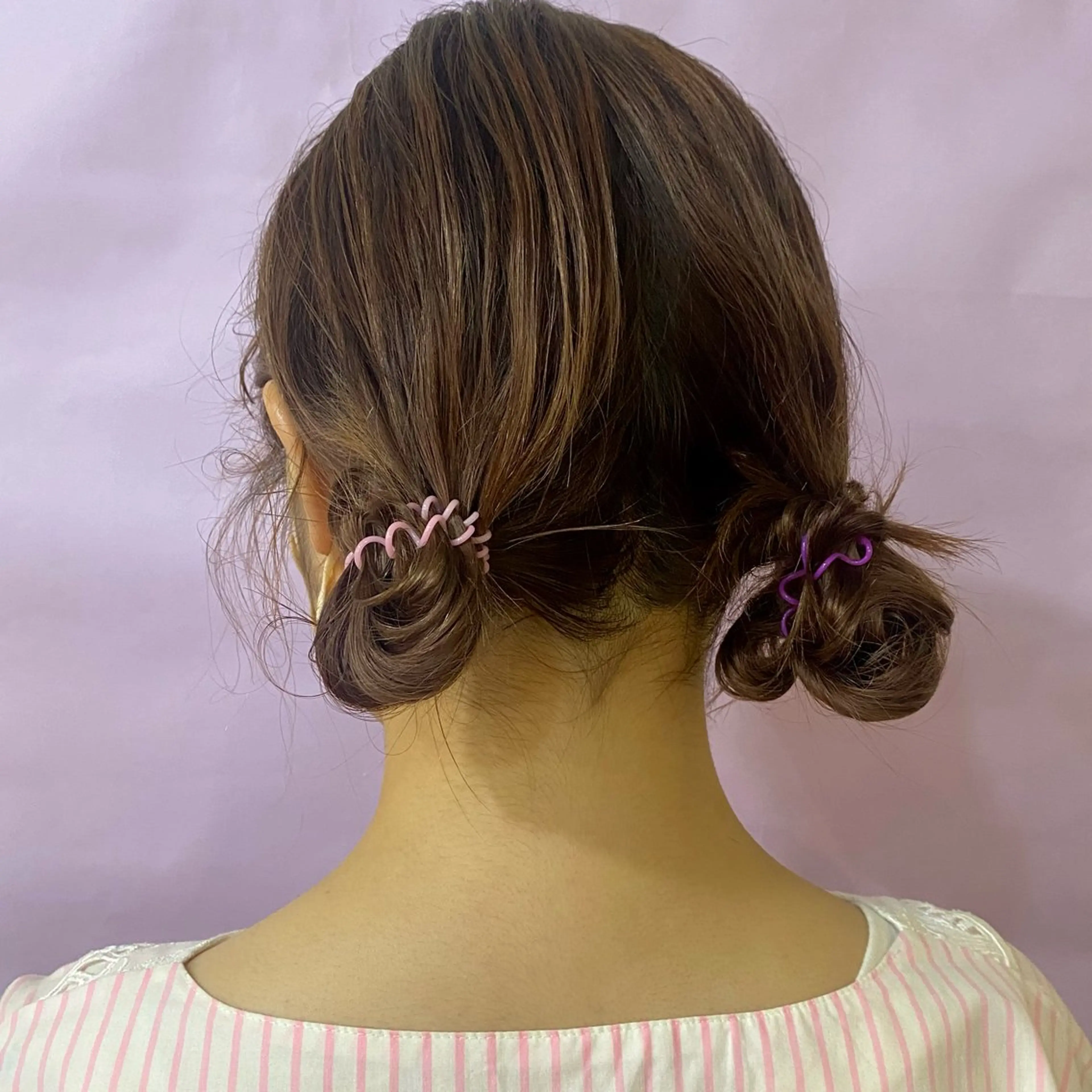 セミロング ヘアアレンジ ヘアセット しずく/Lilu/ 博多美容室/パーマ⟡のヘアスタイル