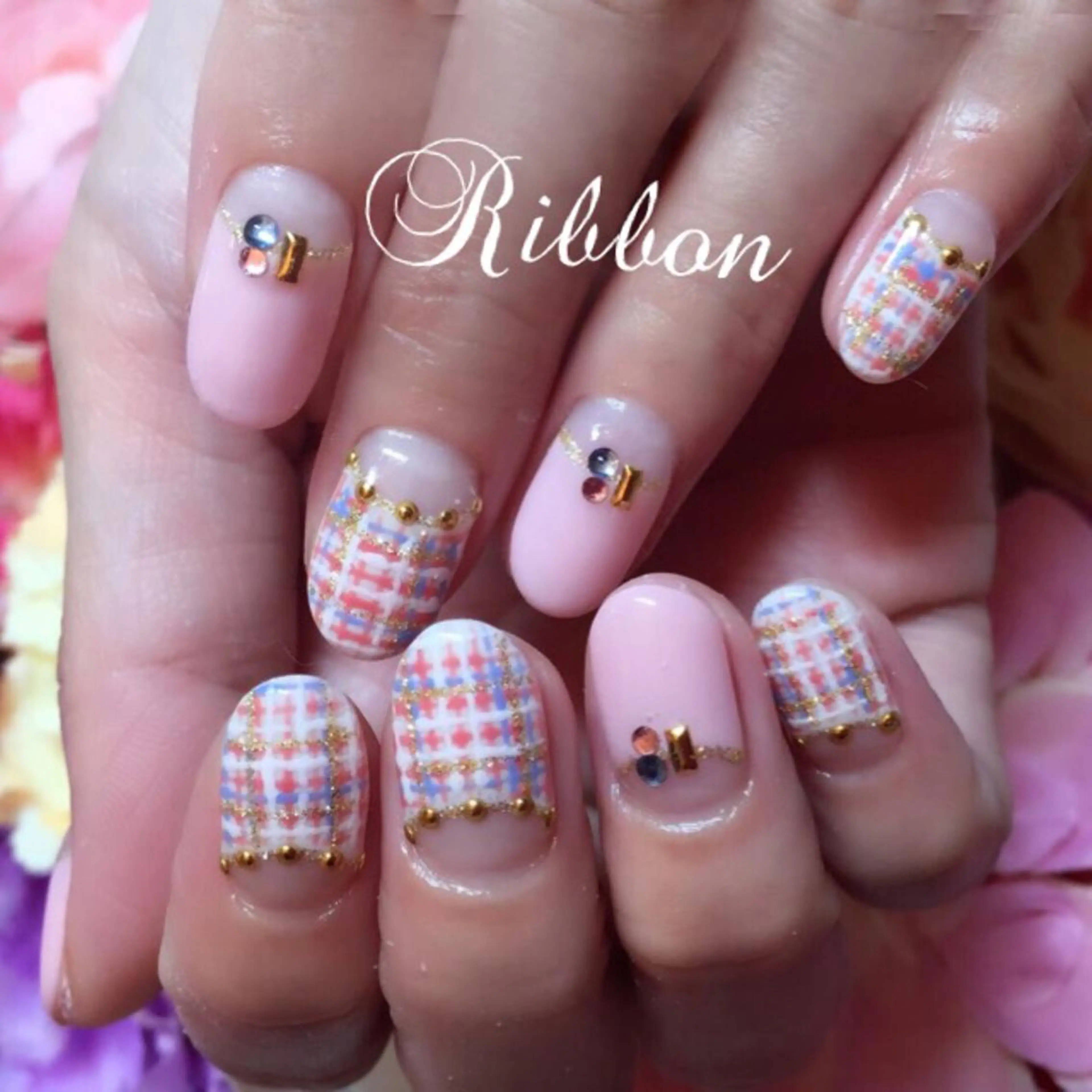 ネイル トップネイリスト Ribbon立川店のネイルデザイン