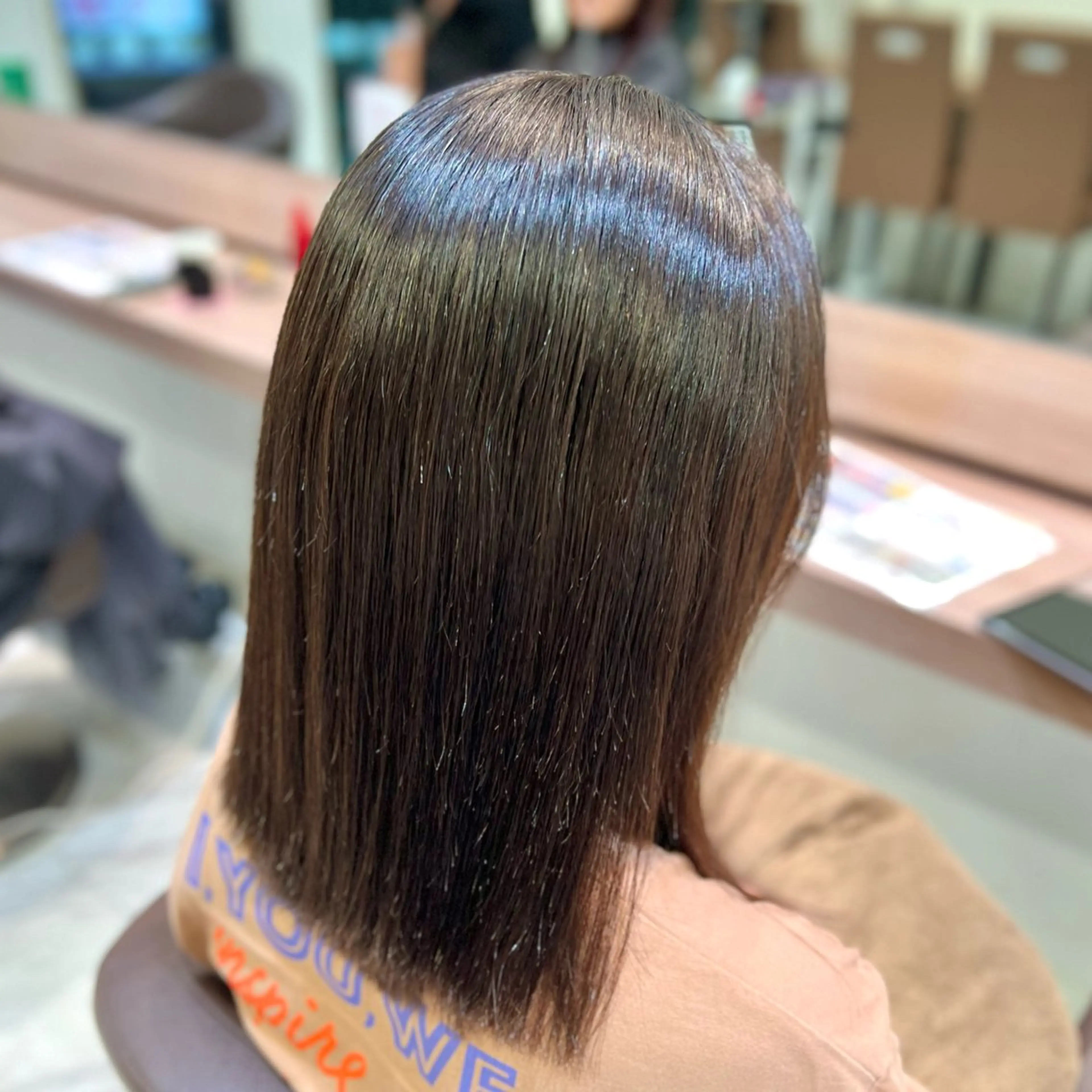 セミロング パーマ Yuka/Aujua ソムリエ/髪質改善のヘアスタイル