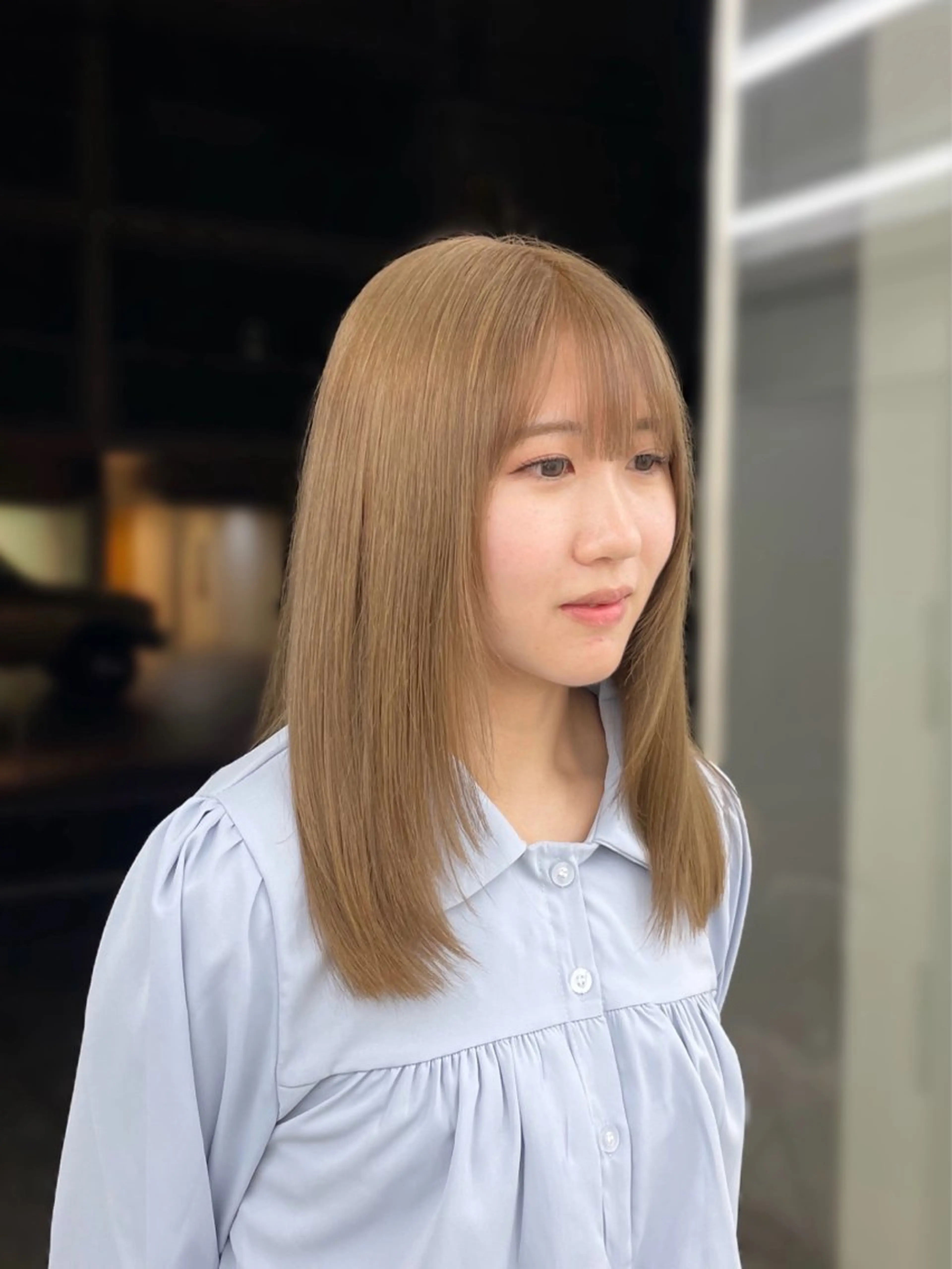 セミロング カラー 🦋韓国系指名No1 店長/圓山 祐也🦋のヘアスタイル