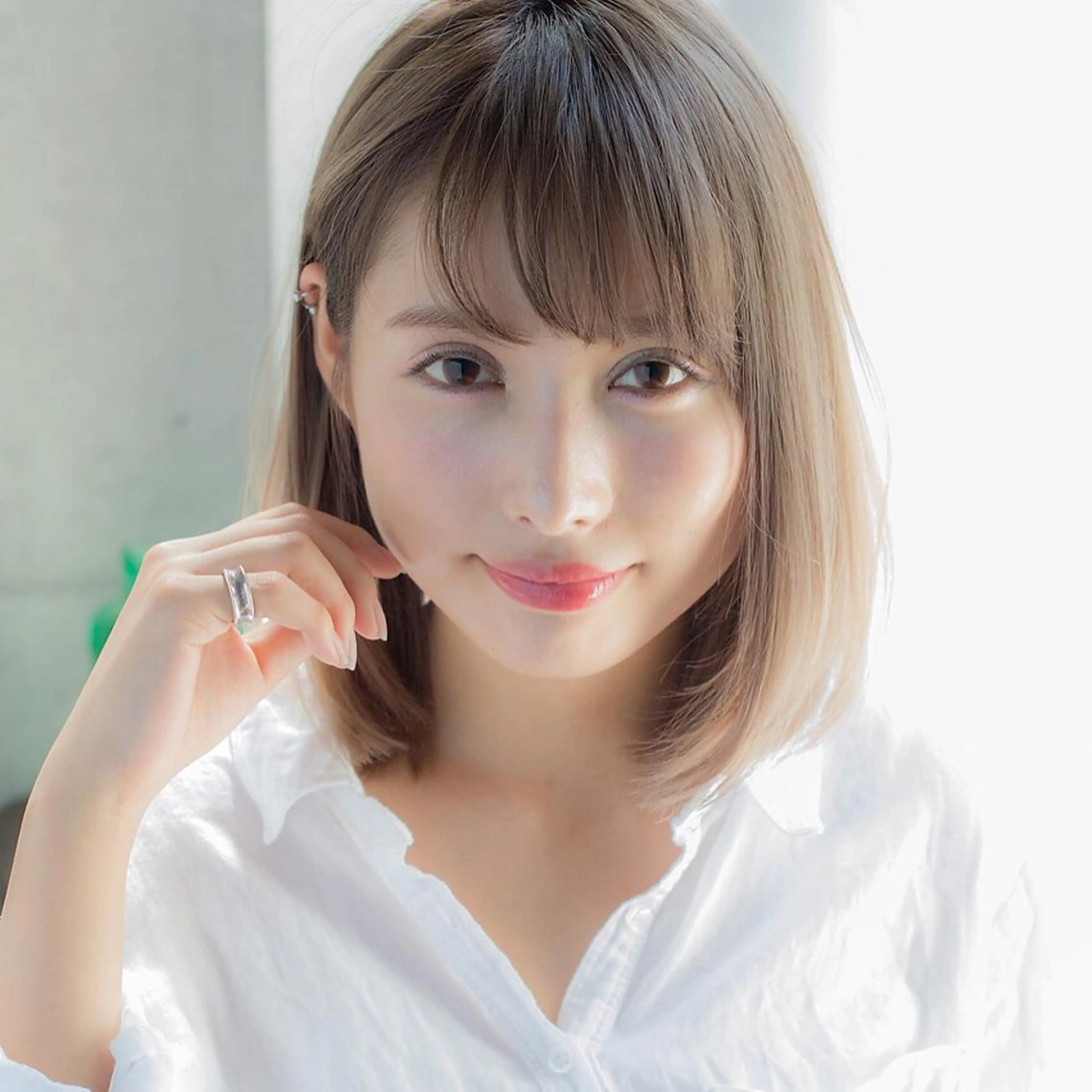 ショート カラー ベージュカラー ダブルカラー イルミナカラー ヘアカラー トリートメント 髪質改善、縮毛矯正 店長浅野太郎のヘアスタイル
