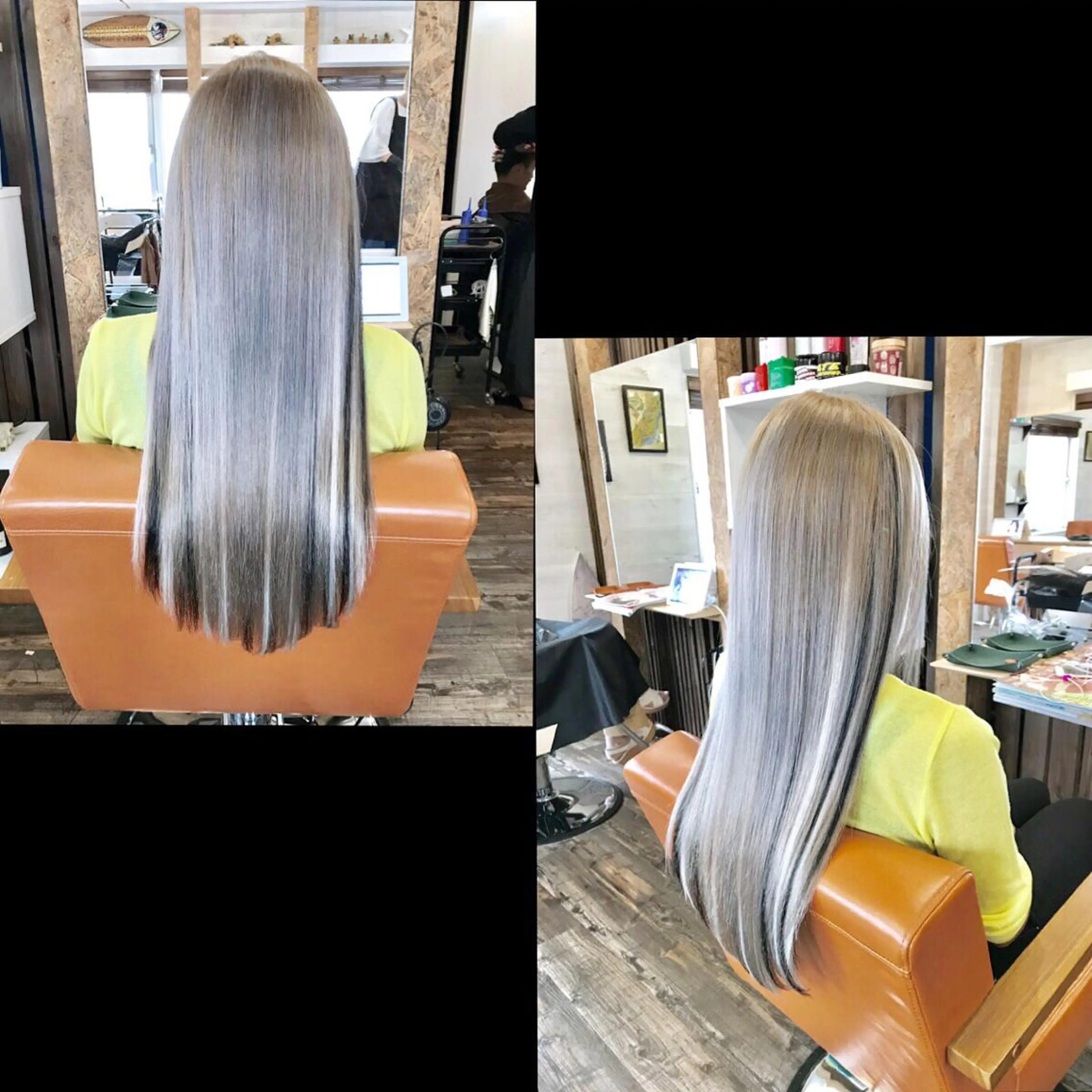 ロング ✯カラー&編み込み エクステ✯池田智博✯のヘアスタイル