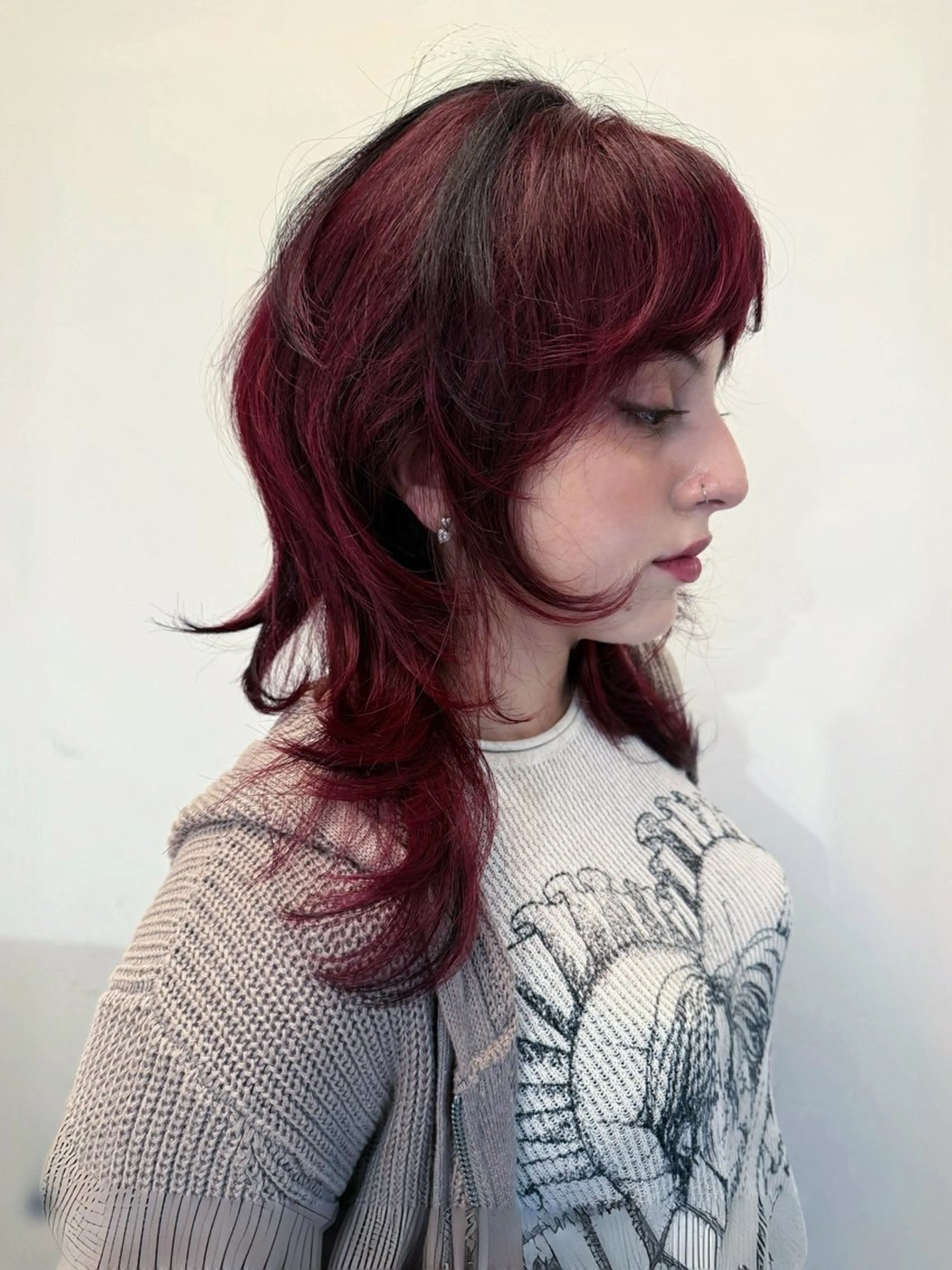 セミロング カラー ヘアカラー @kyoniyy KYONIのヘアスタイル