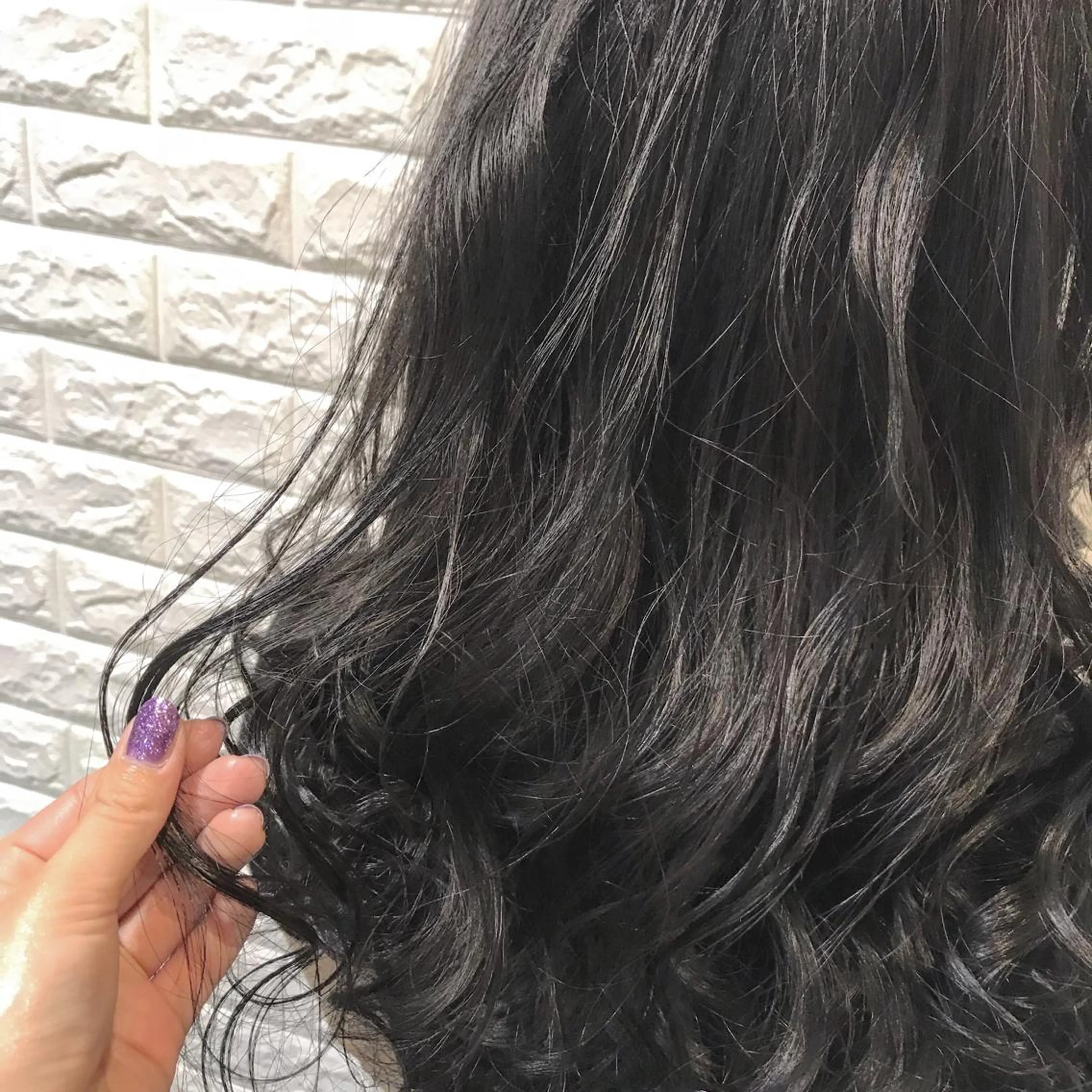 ロング カラー ヘアアレンジ アッシュ 烏丸韓国ヘア🇰🇷 ayaka🎀のヘアスタイル