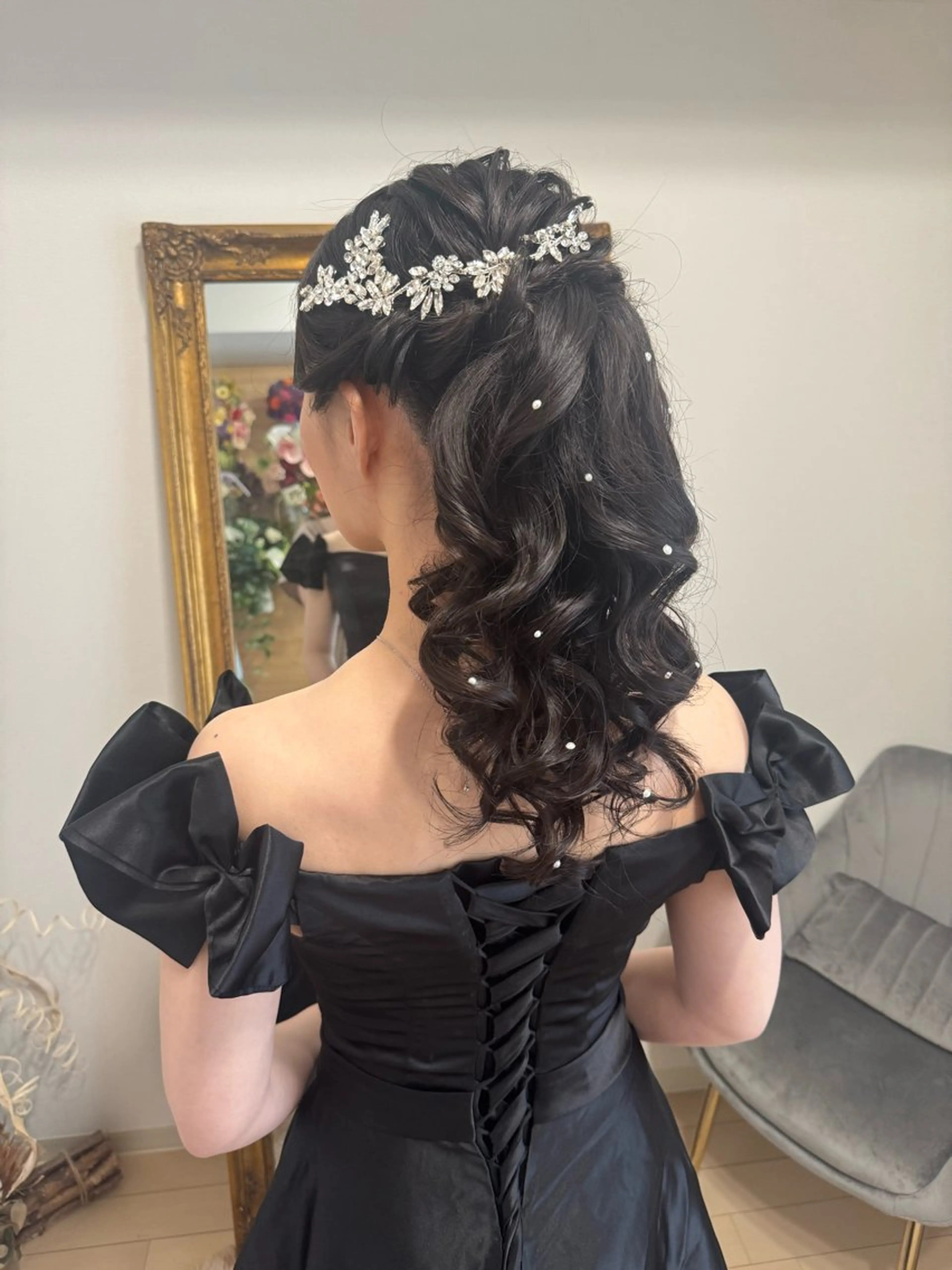 ヘアアレンジ 結婚式・ブライダル 鷲見 望のヘアスタイル