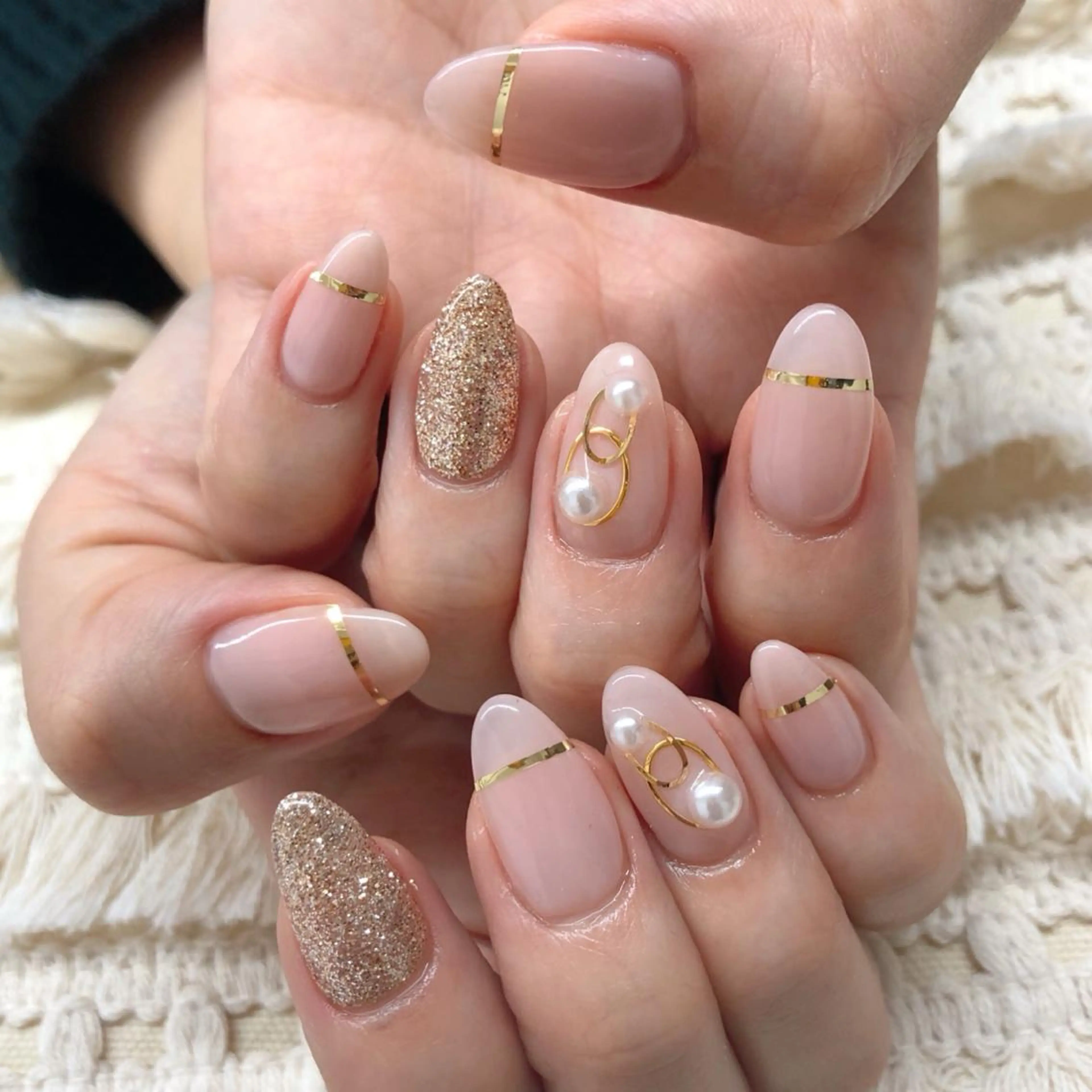 ネイル ピンク ハンドネイル MAYME TAMAKIのネイルデザイン