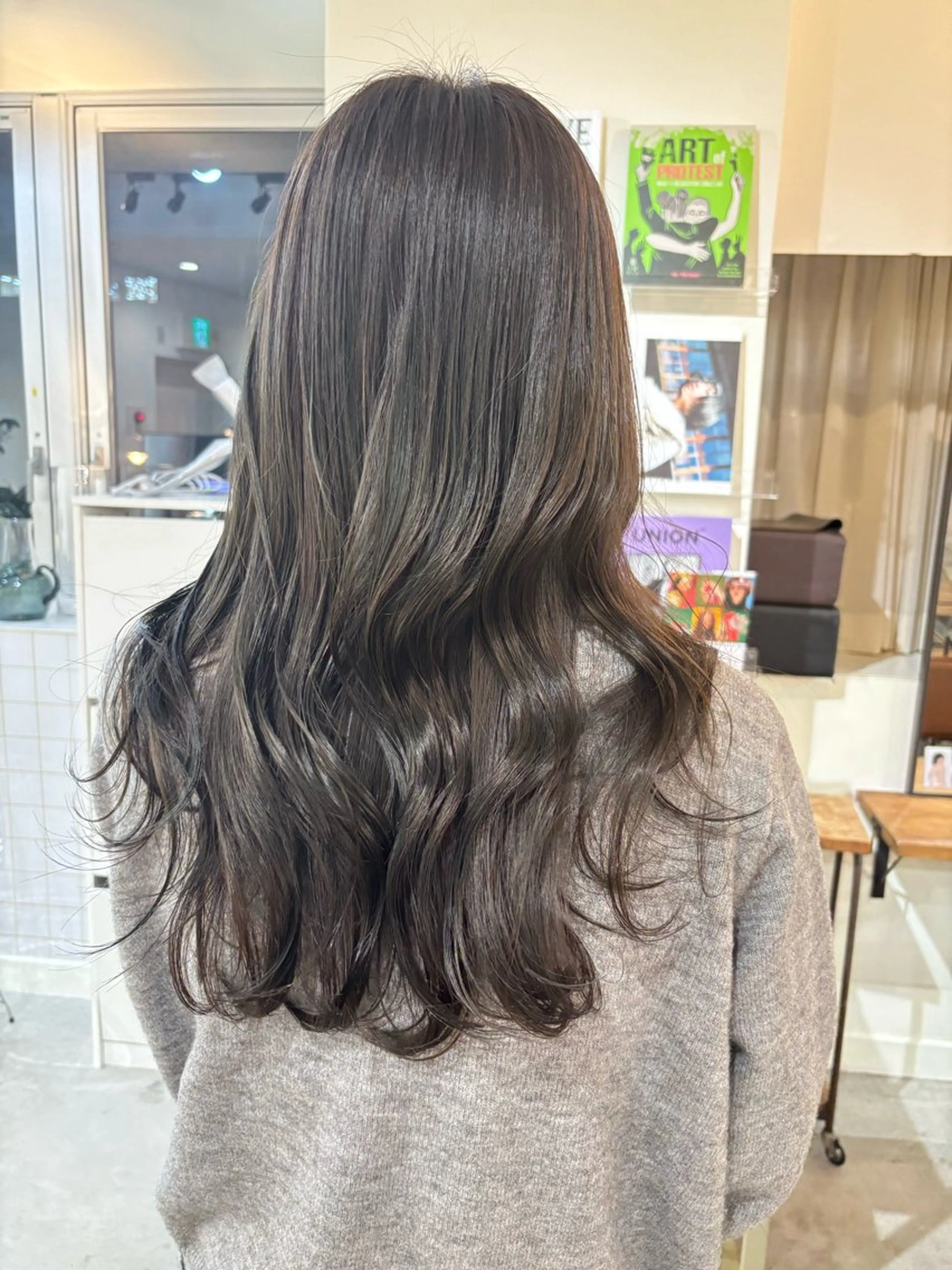 カラー 🖤海外風デザイン カラー🖤/りんのヘアスタイル