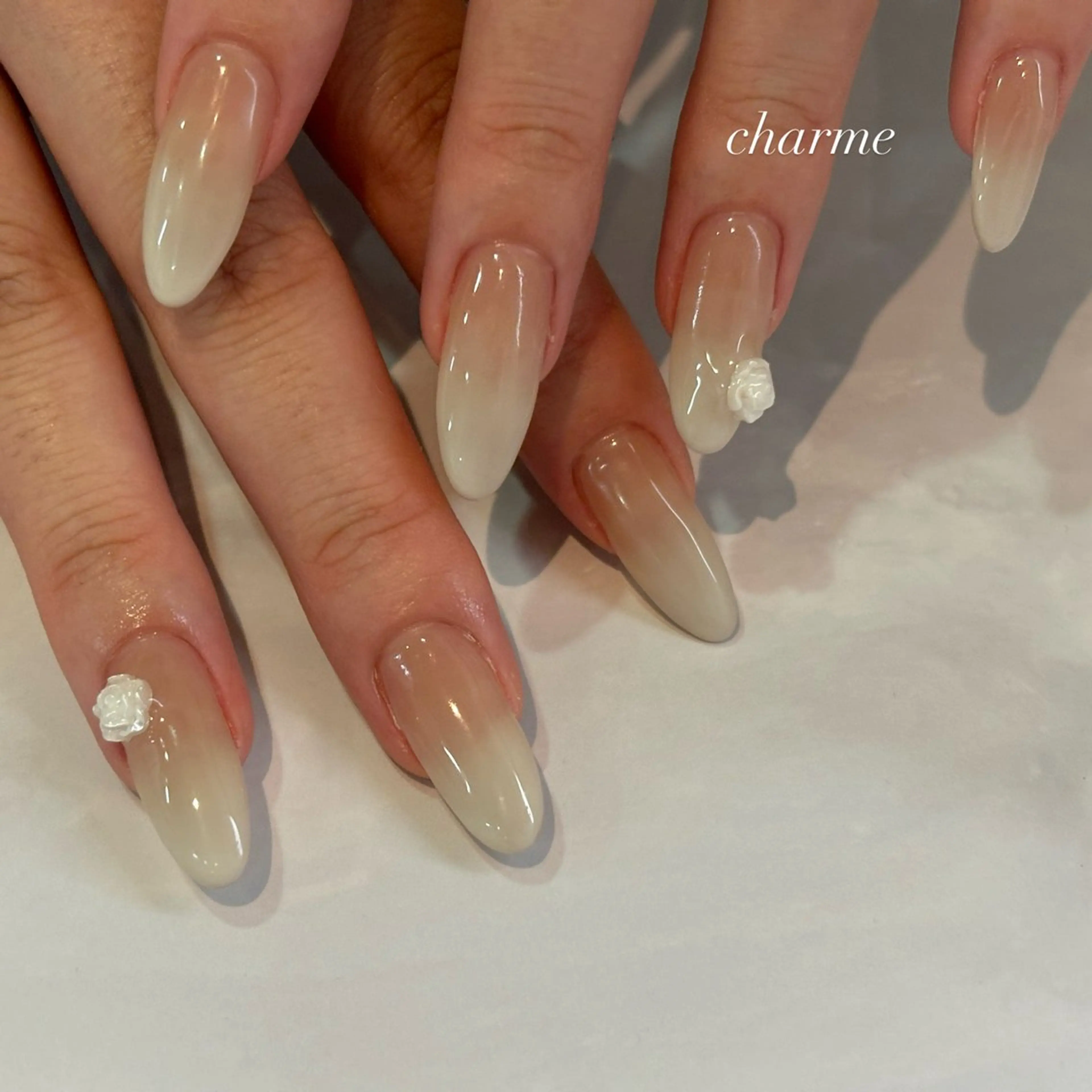 ネイル シンプルネイル ハンドネイル charme nailのネイルデザイン