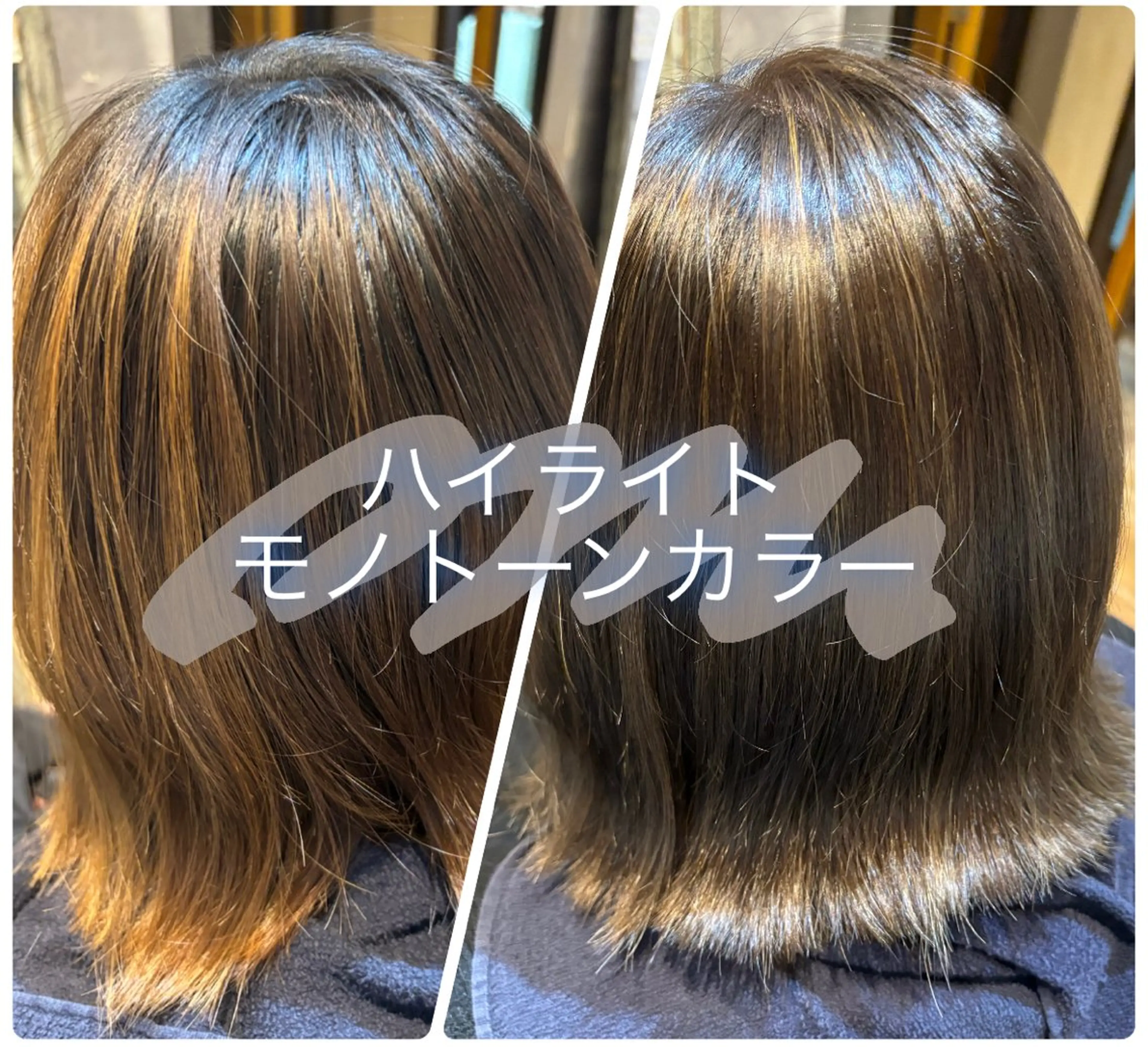 ショート カラー ハイライトカラー ハイライト 松本｜似合わせ眉 ×まつげパーマ×ヘアの眉毛・アイブロウイメージ