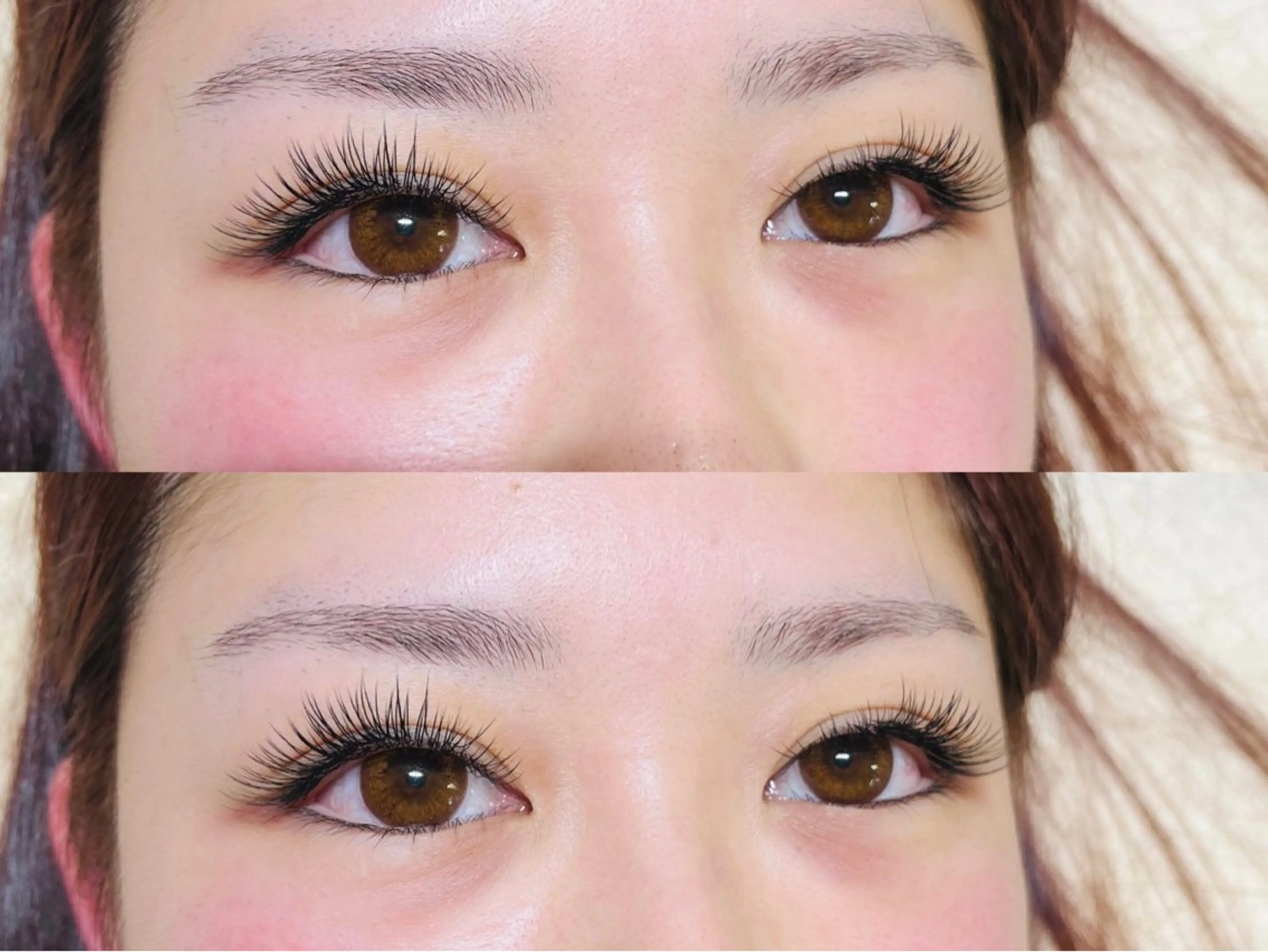 マツエク・マツパ 付け放題 バインドロック フラットラッシュ パリジェンヌラッシュリフト まつげパーマ マツエク AURORA RINAのマツエク・マツパデザイン