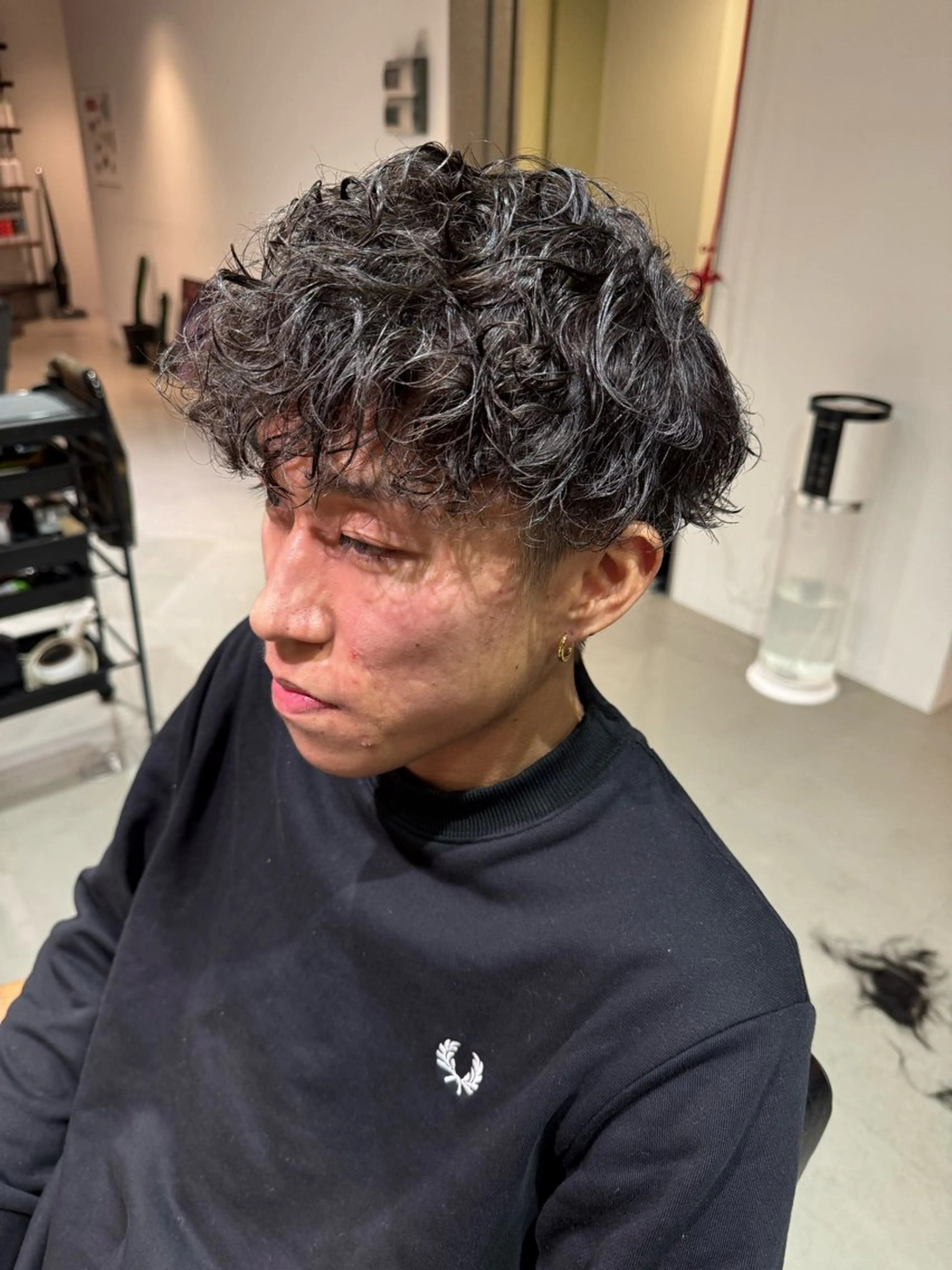 ショート パーマ メンズ カット パーマ パーマ職人 Mizukiのヘアスタイル