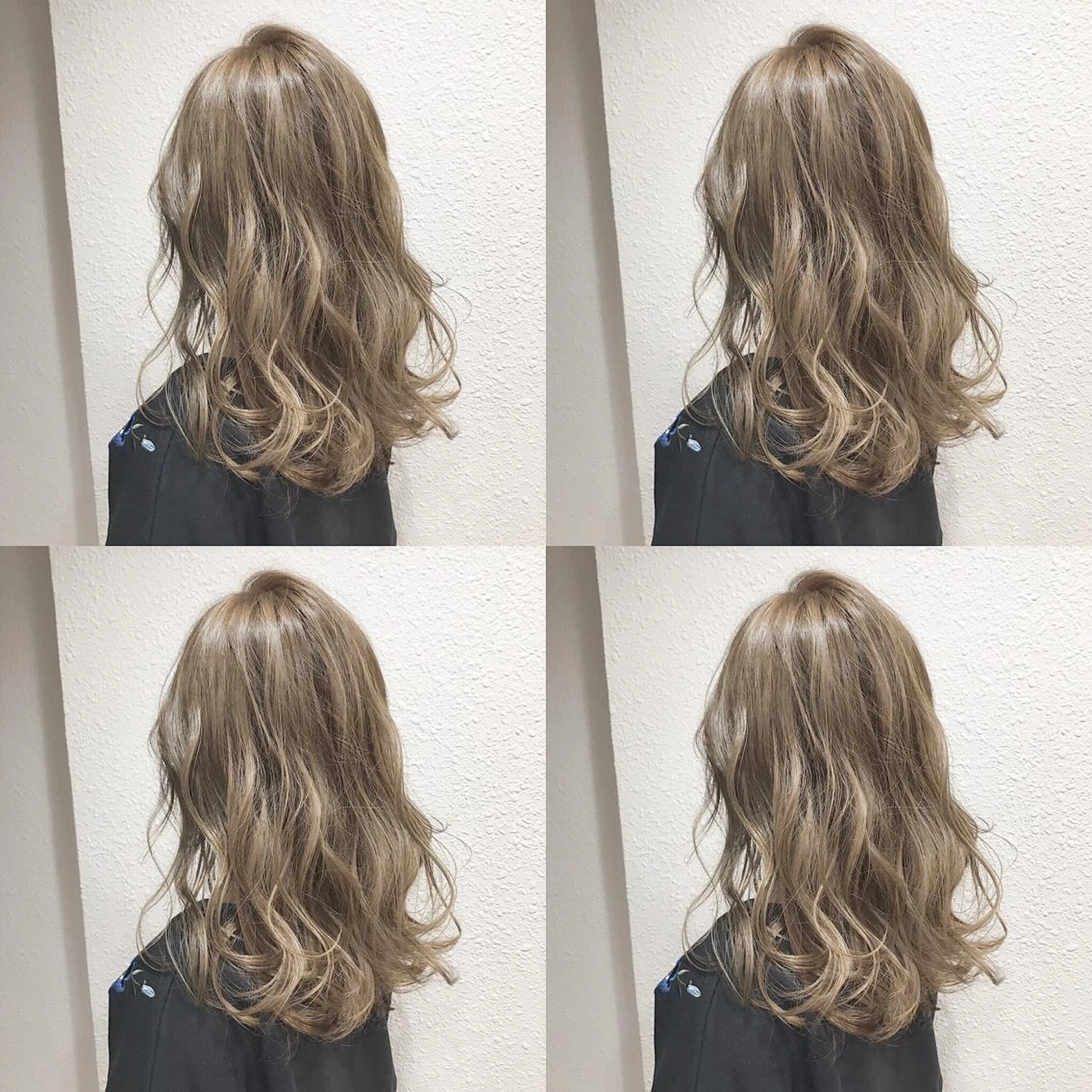セミロング カラー グレージュ ハイライトカラー ハイライト HIRO. ★のヘアスタイル
