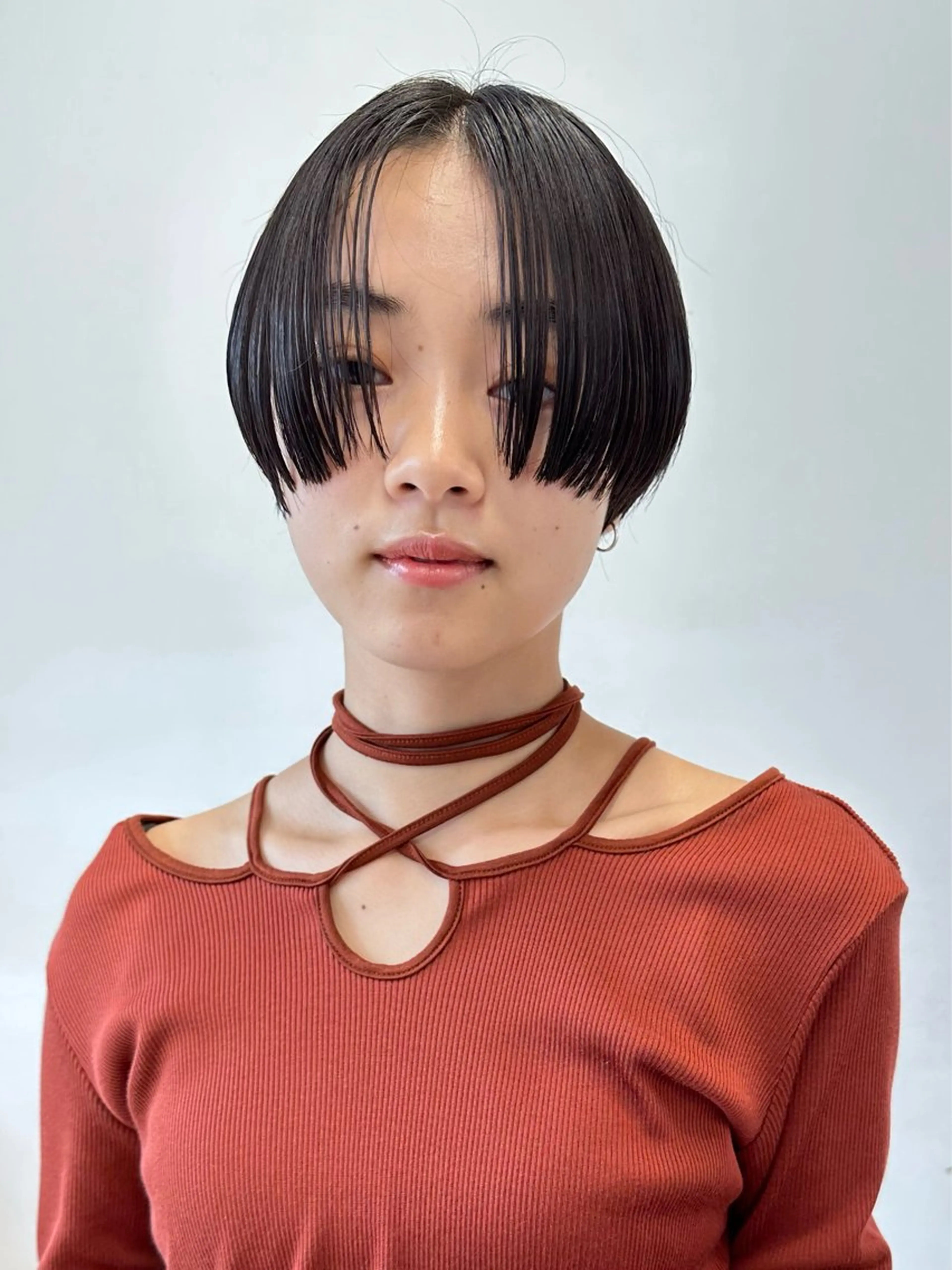 ショート ボブ/ショート/ 縮毛矯正/岸本恭明のヘアスタイル