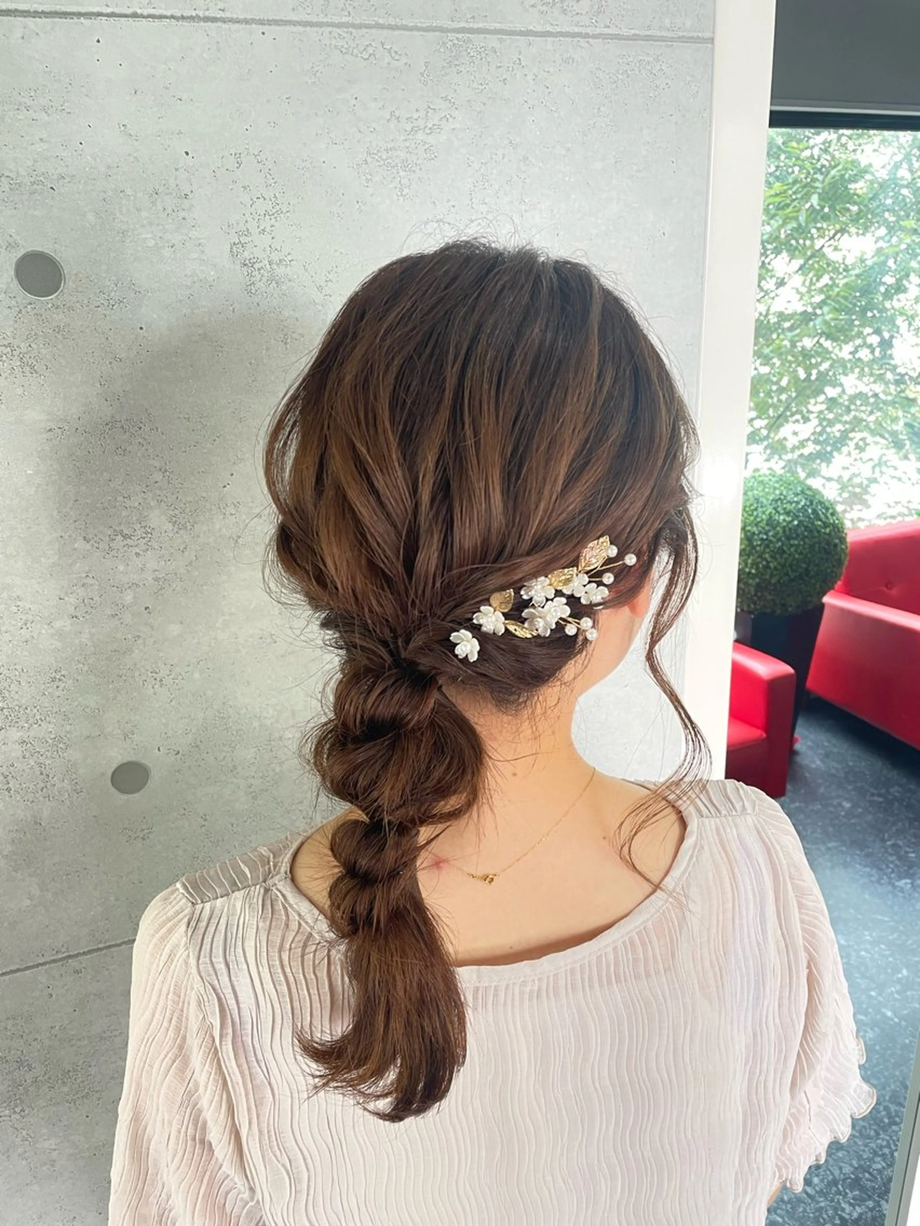 【ヘアセット】結婚式、イベント等の特別な日のセットはお任せください💕の写真