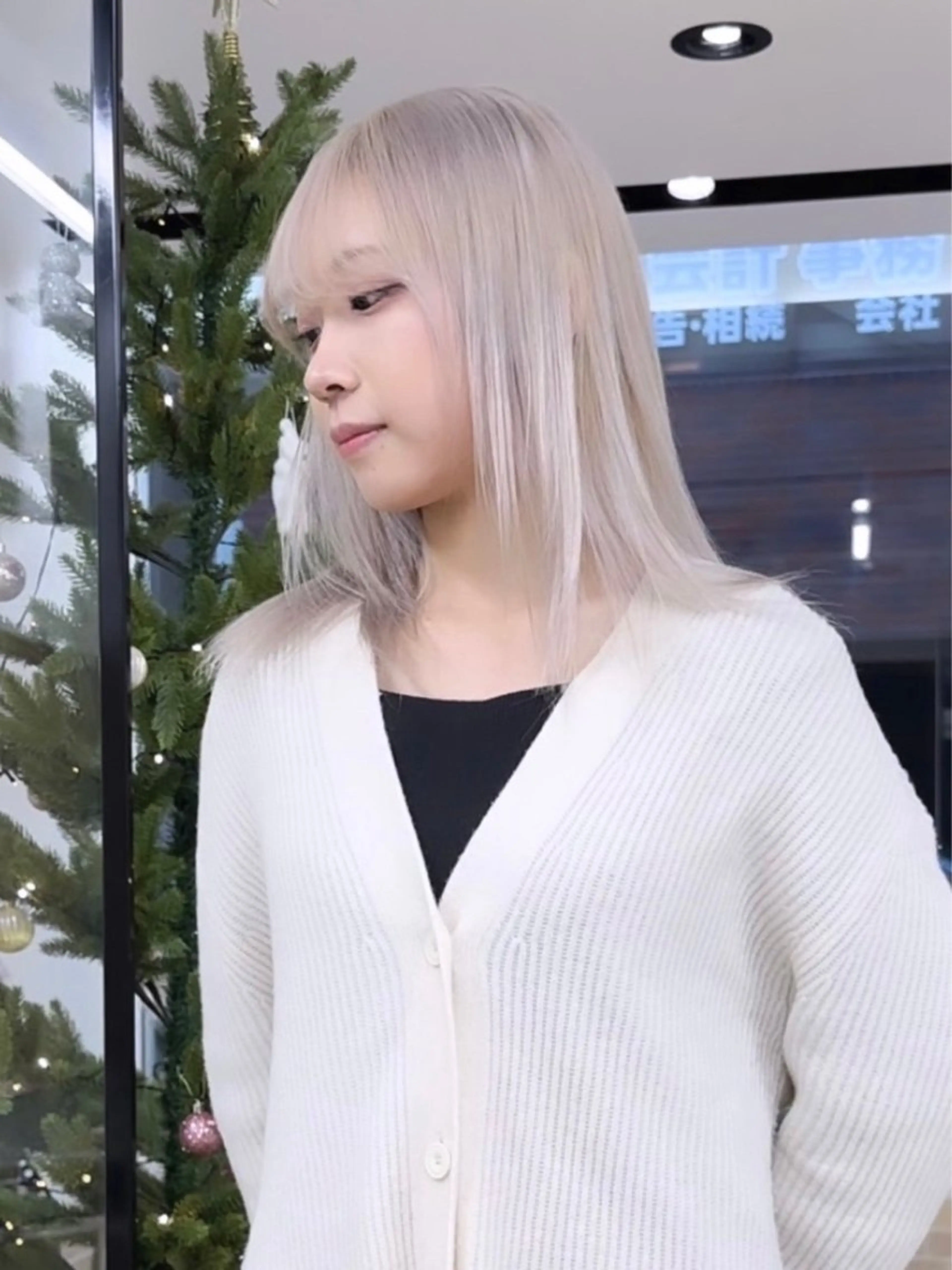 ミディアム 島川 蒼梧のヘアスタイル