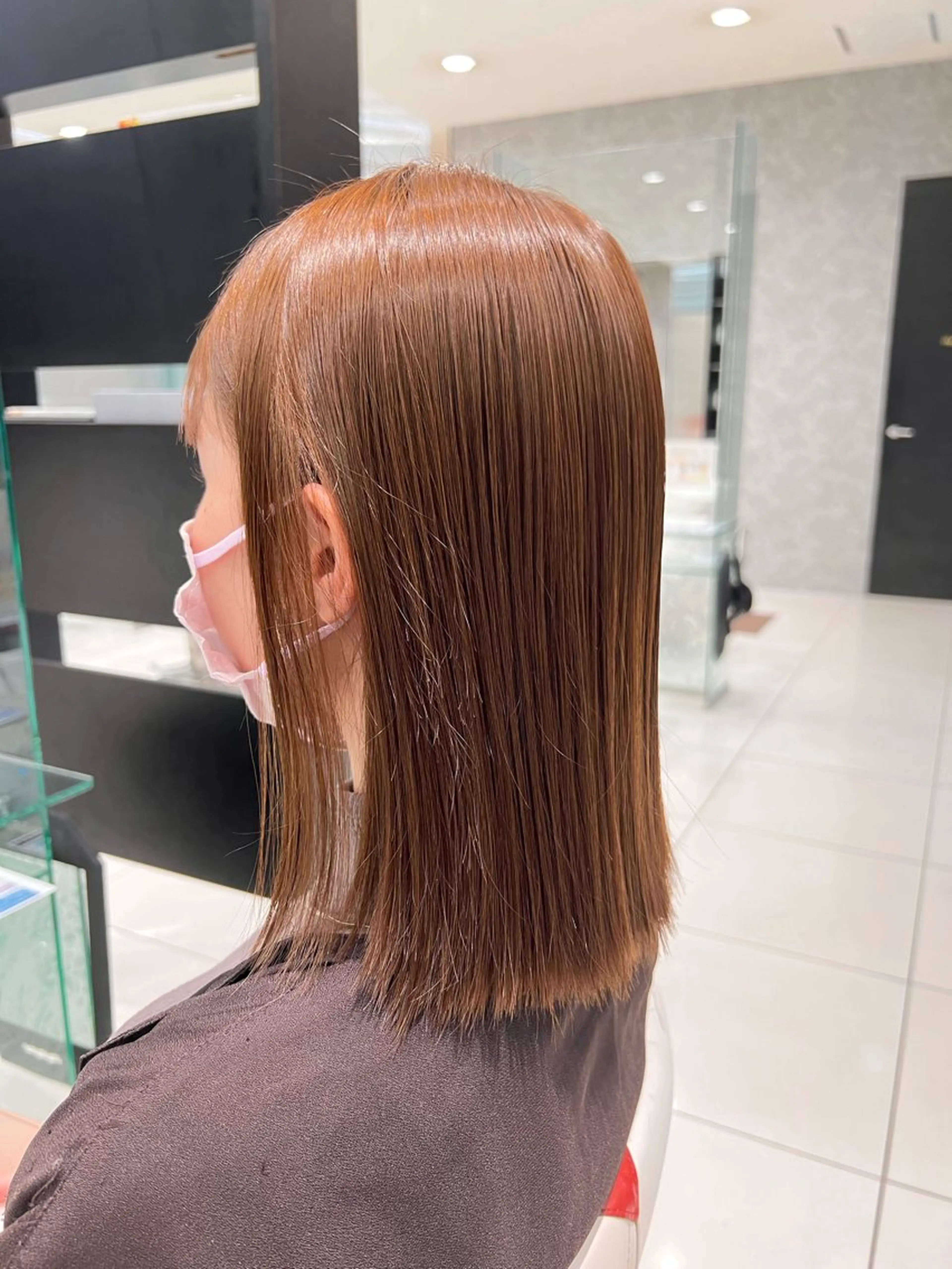 ミディアム 【元住吉の艶髪の神様 】モリモト💓のヘアスタイル