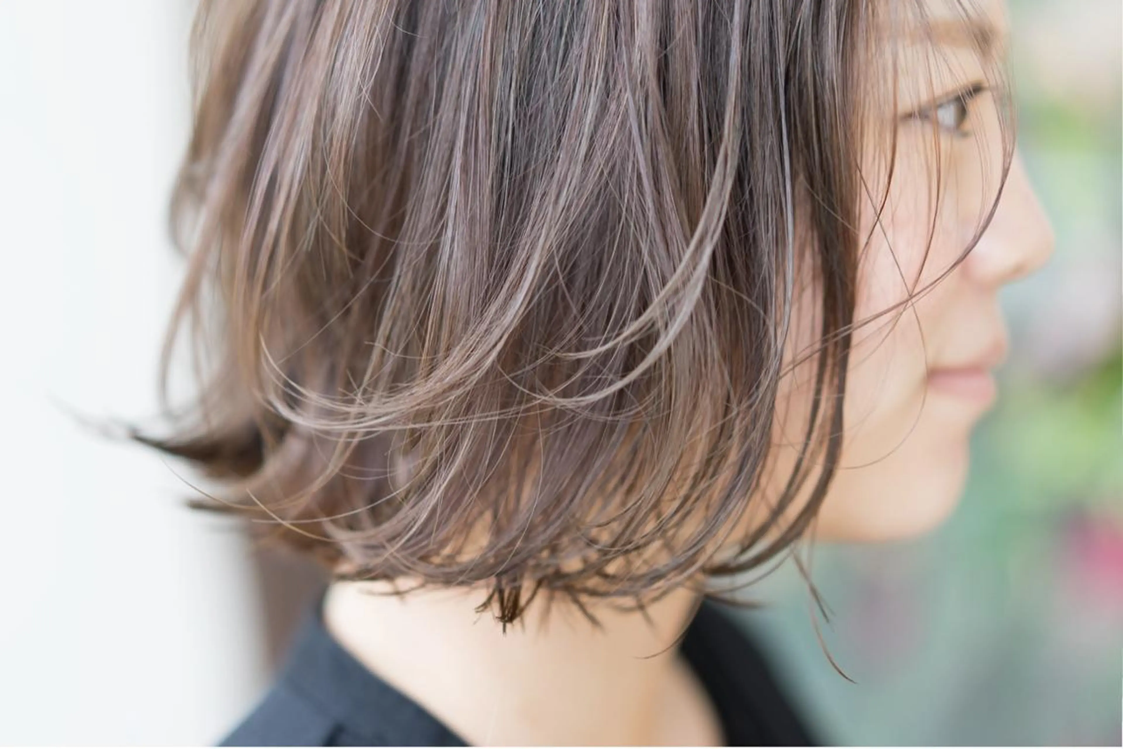 ミディアム waku 豊橋藤沢店のヘアスタイル