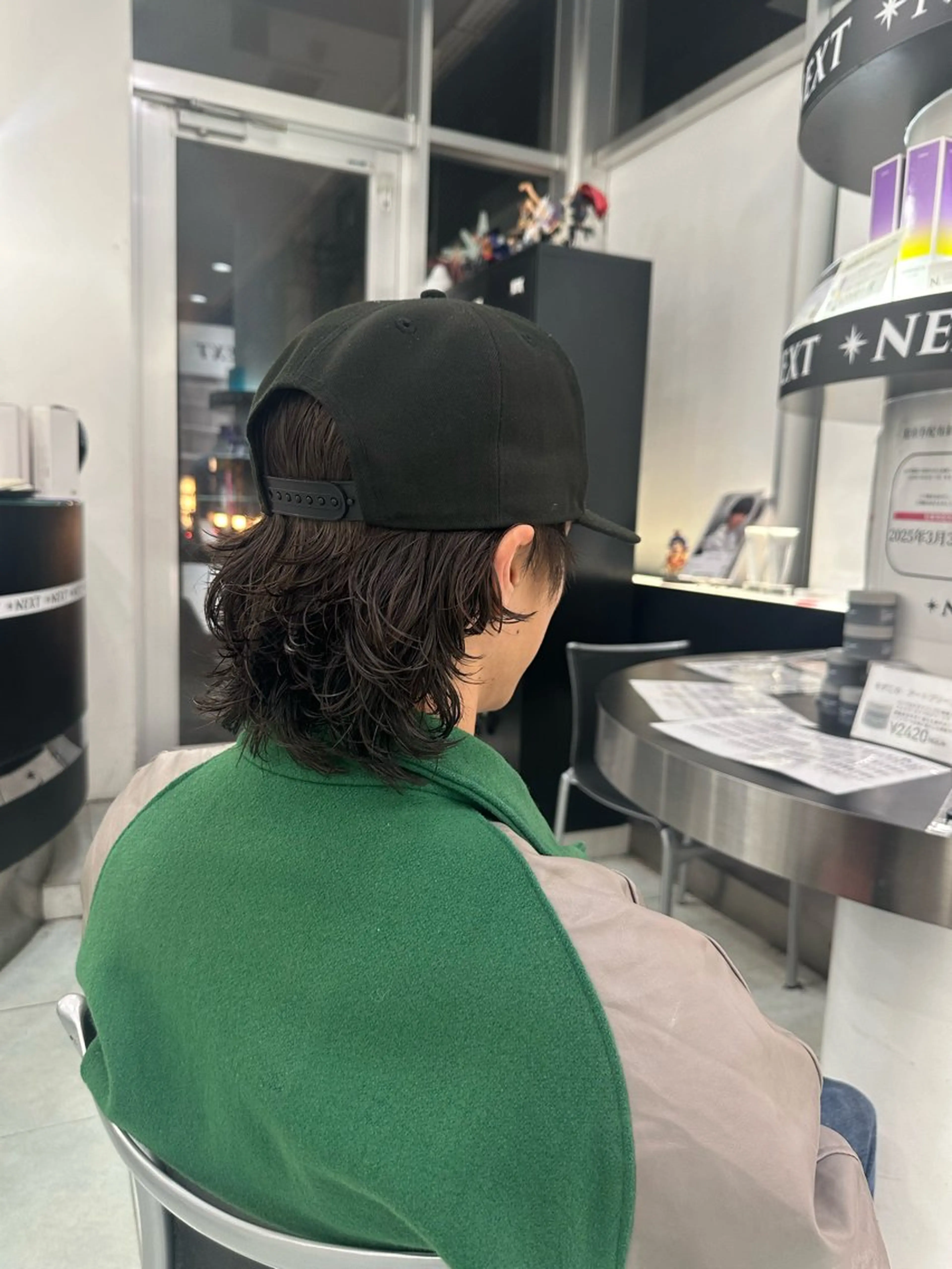 ミディアム パーマ ヘアアレンジ メンズ メンズヘア静岡 ✂︎Ryuheiのヘアスタイル