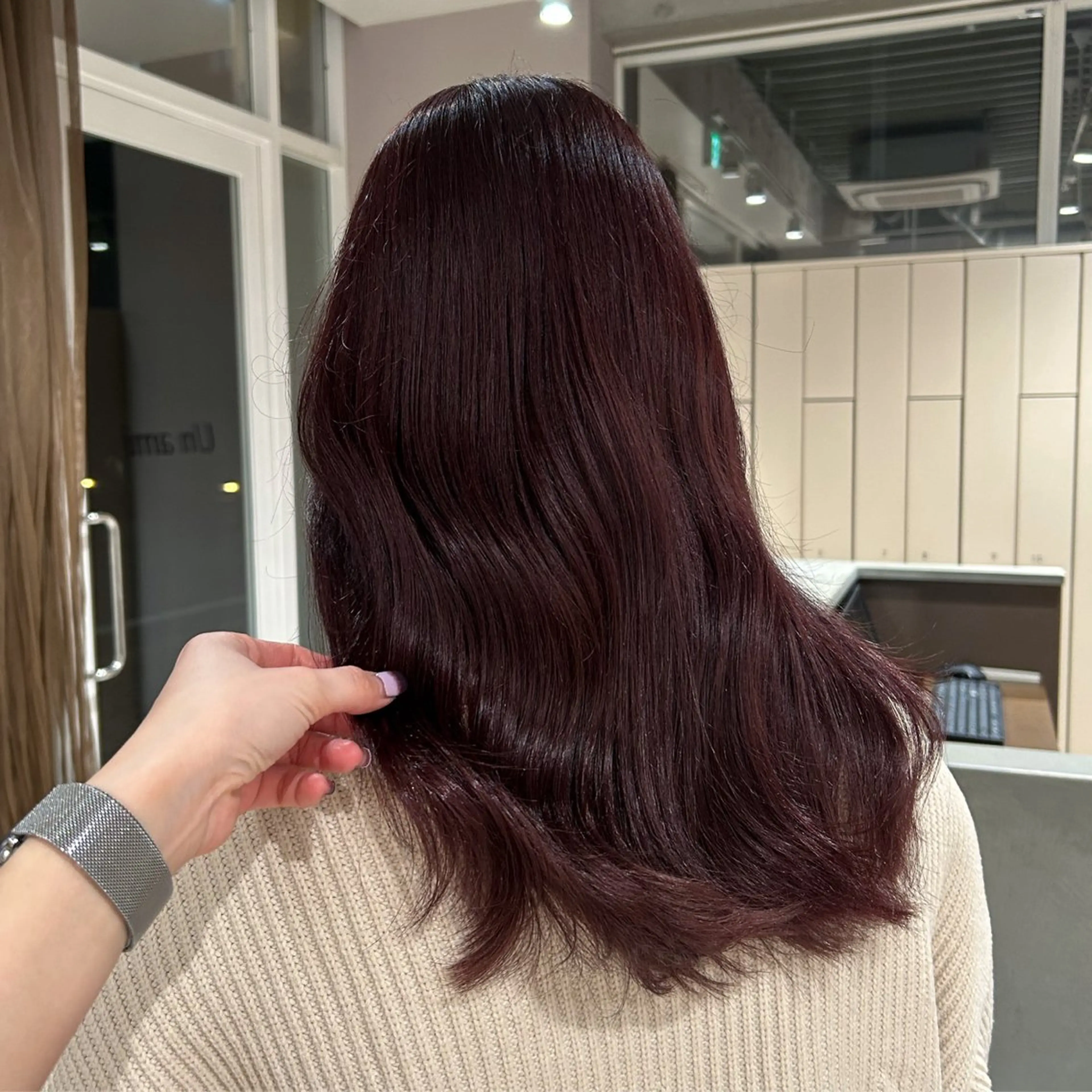 セミロング ヘアカラー トリートメント Unami  / RIZUMUのヘアスタイル