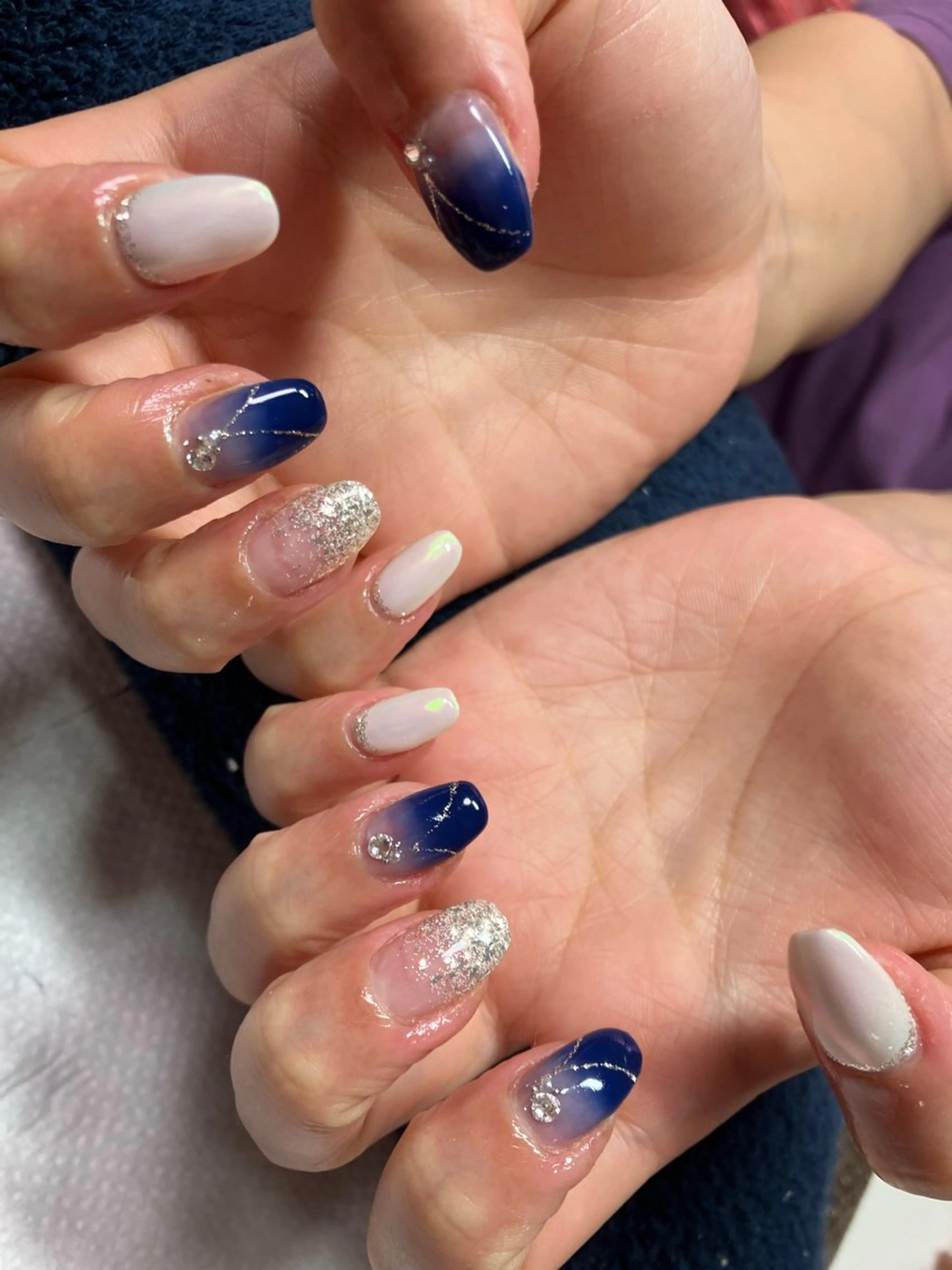 ネイル rukianail 新里のネイルデザイン