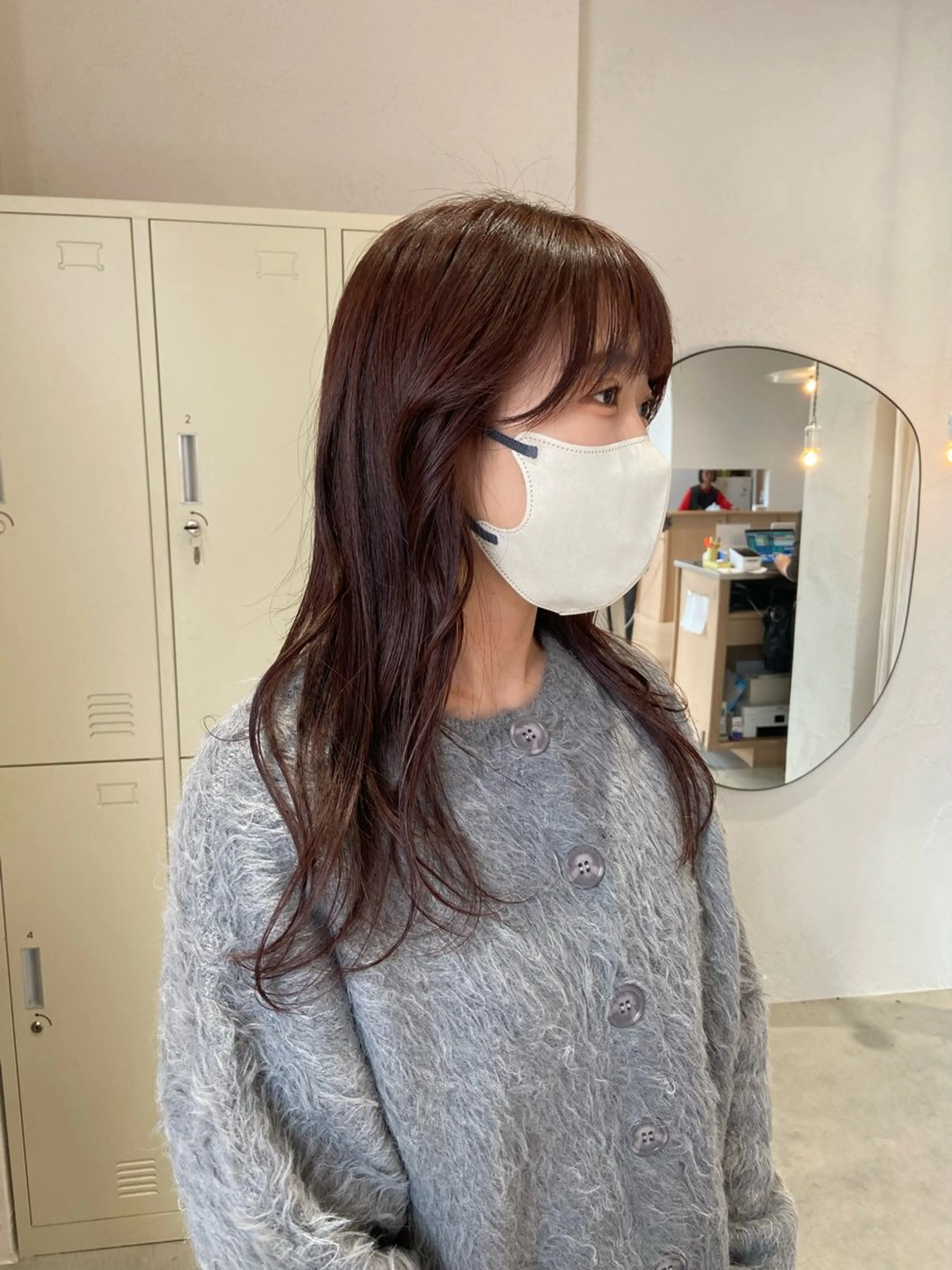 ロング カット ヘアカラー トリートメント 石川 瑠琉のヘアスタイル