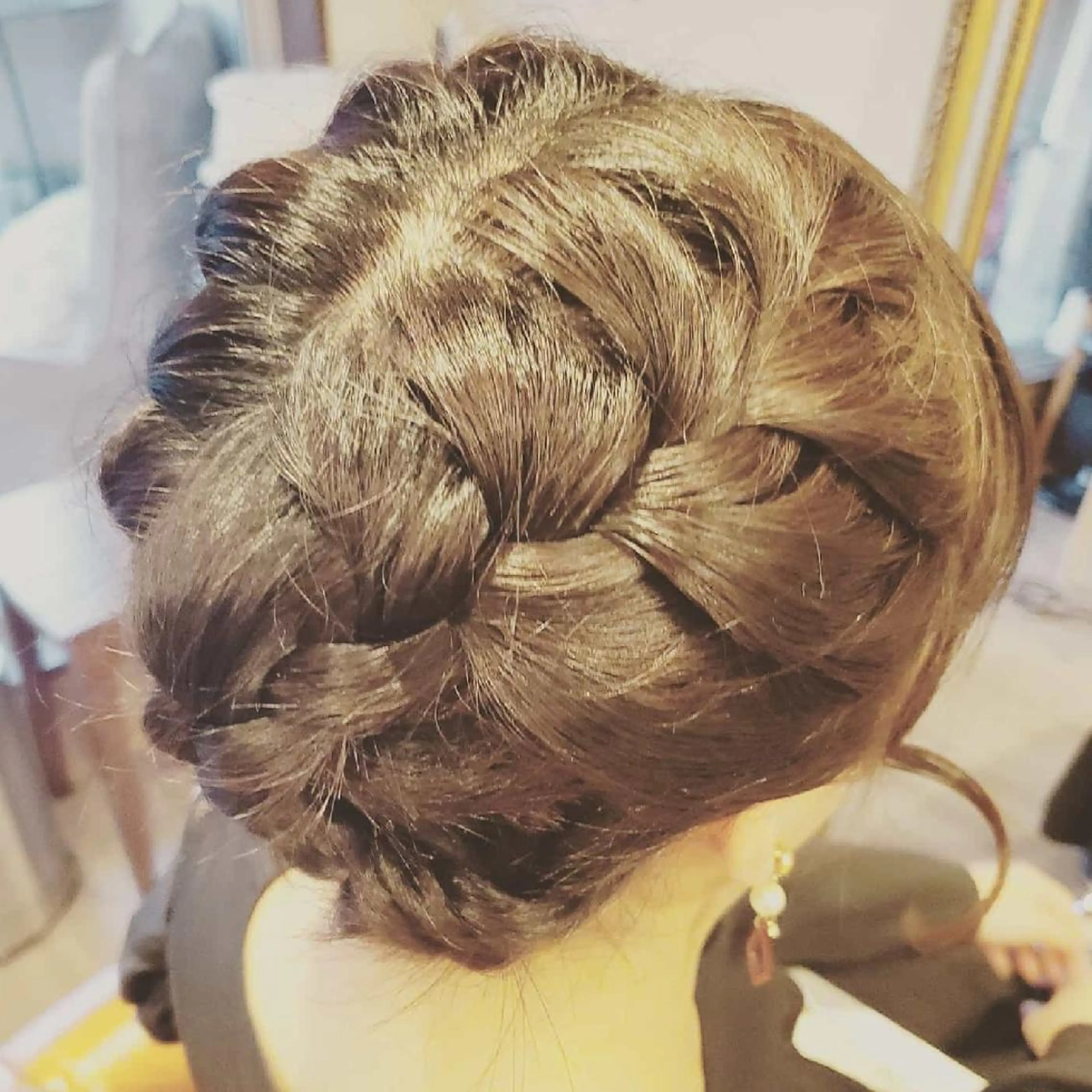 ミディアム 外国人風カラー ヘアセット spa hair  ark 富井直美のヘアスタイル