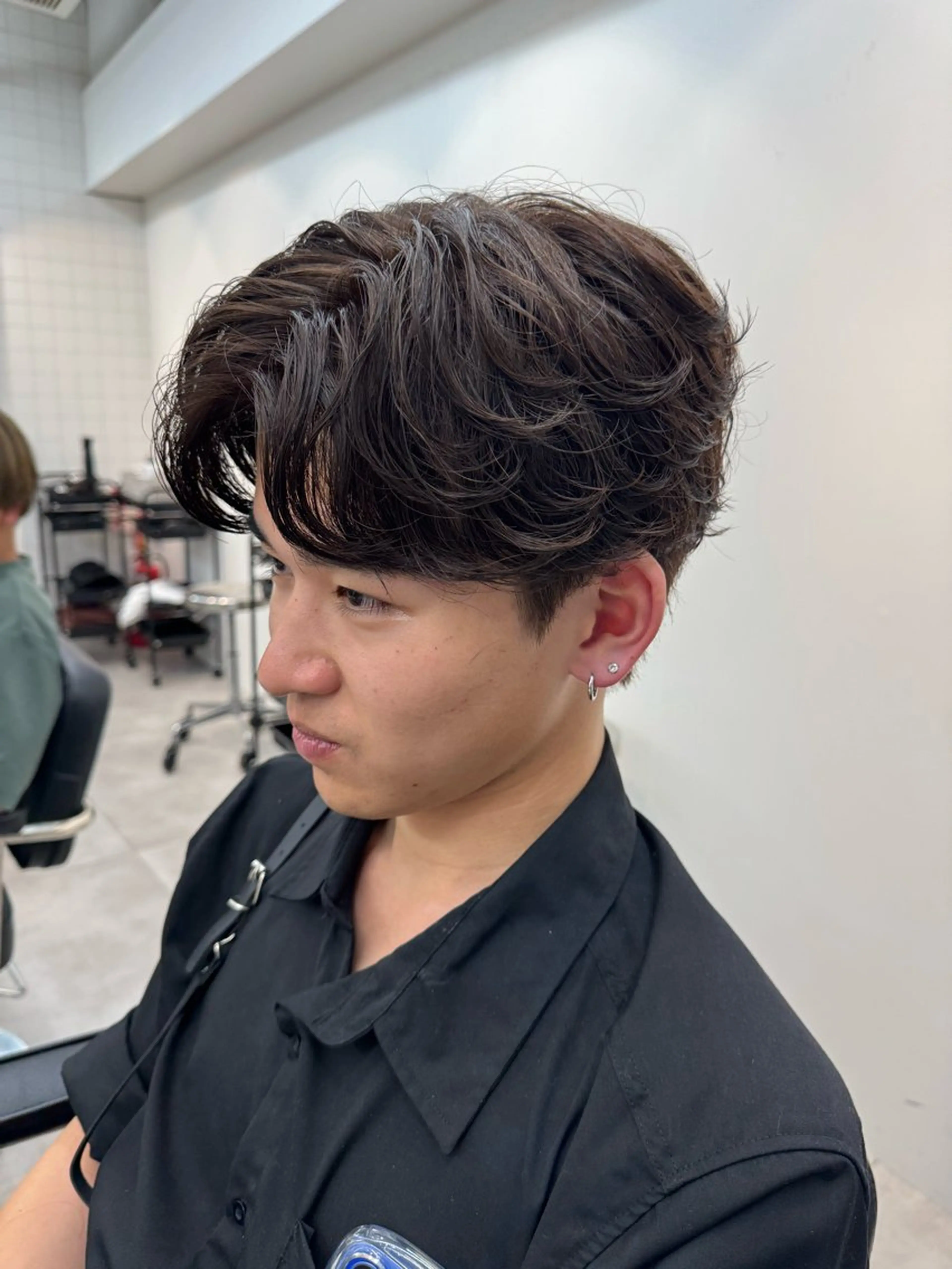 パーマ メンズ メンズパーマ カット パーマ 大宮メンズ特化/パー マ職人/小川藍人のヘアスタイル