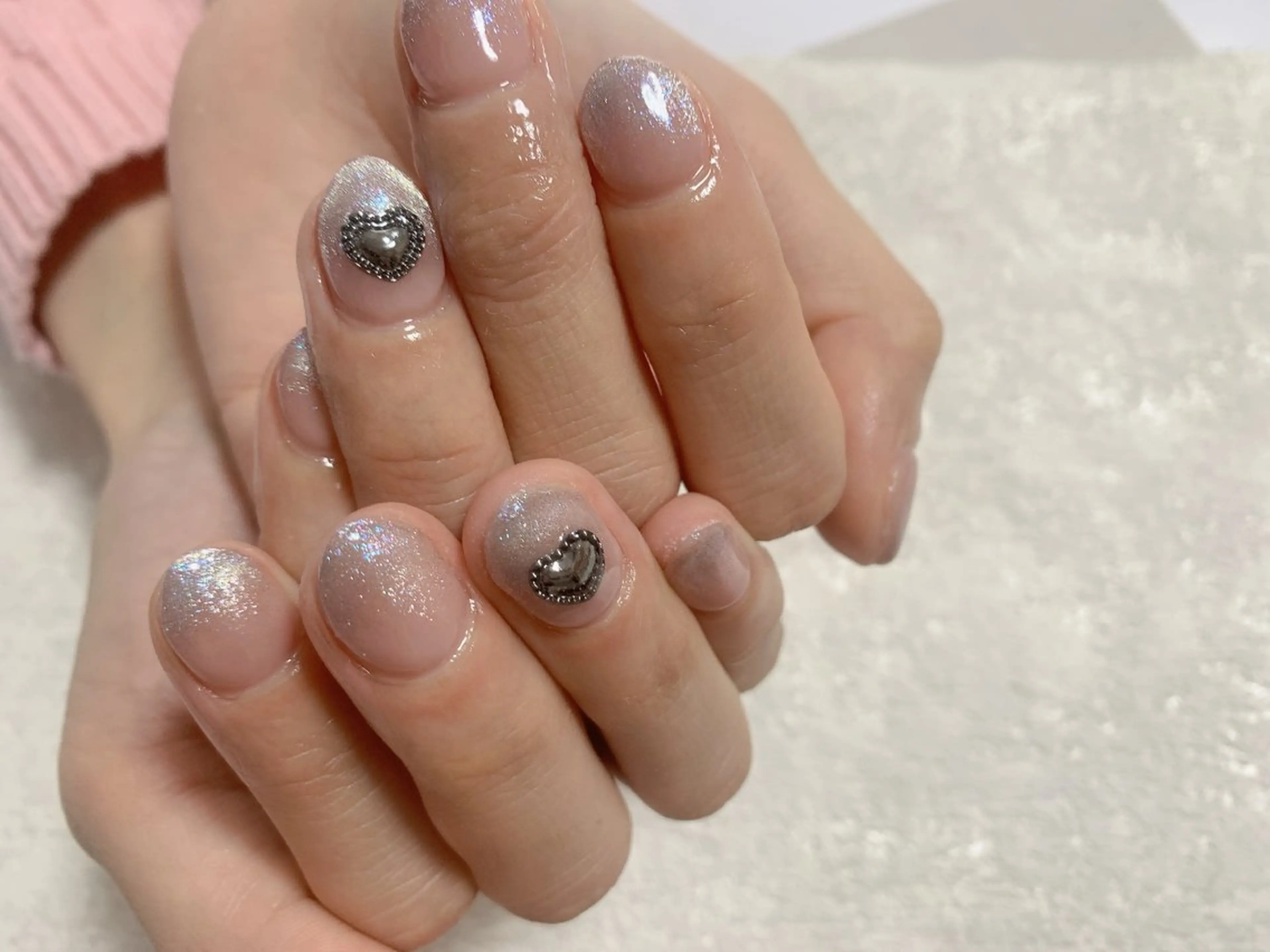 ネイル ジェルネイル メンズネイル ワンカラーネイル パラジェル シンプルネイル kiki nail たまプラーザのネイルデザイン