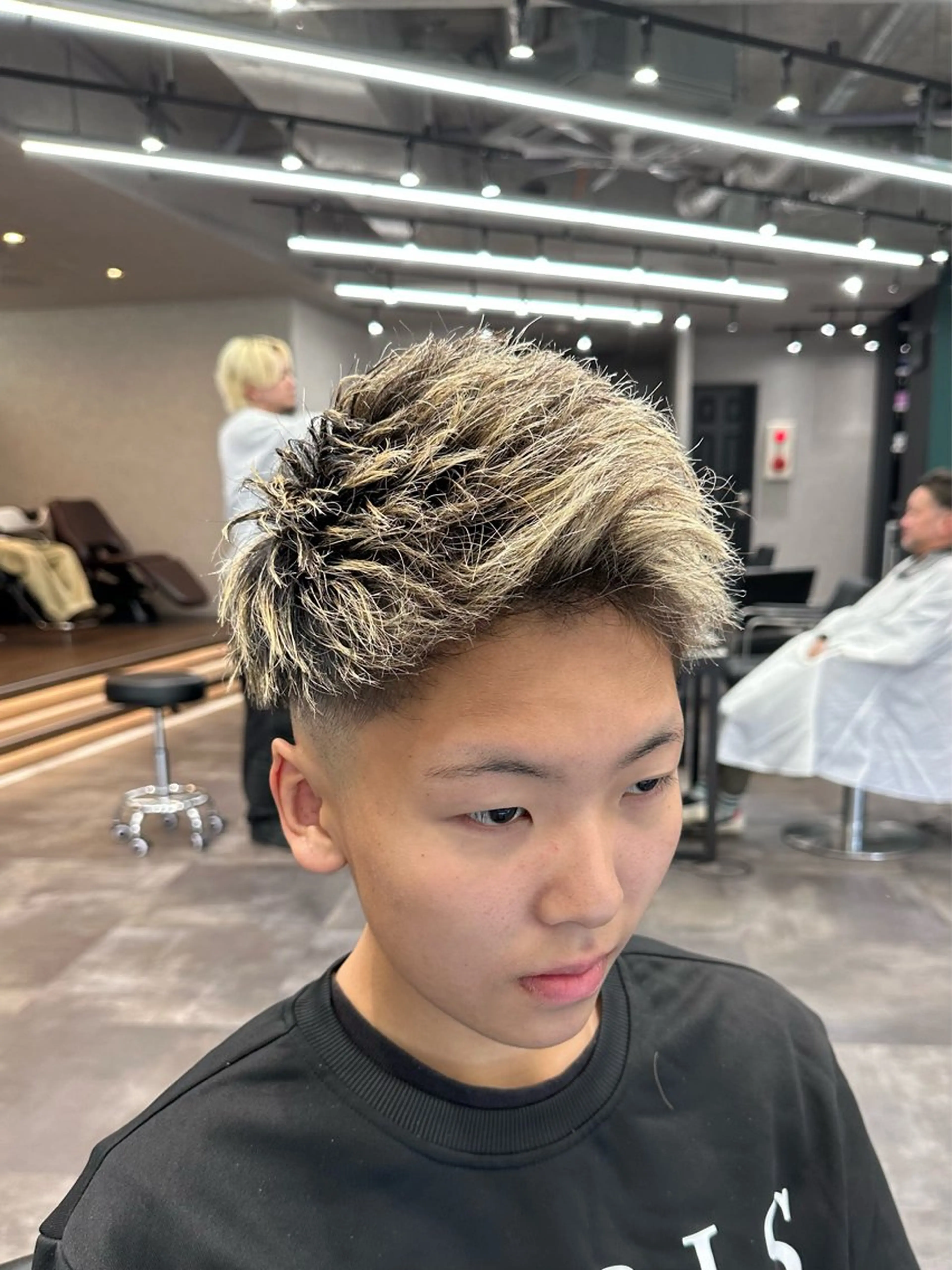 ショート カラー パーマ メンズ ！メンズ特化！ 田中健輔のヘアスタイル