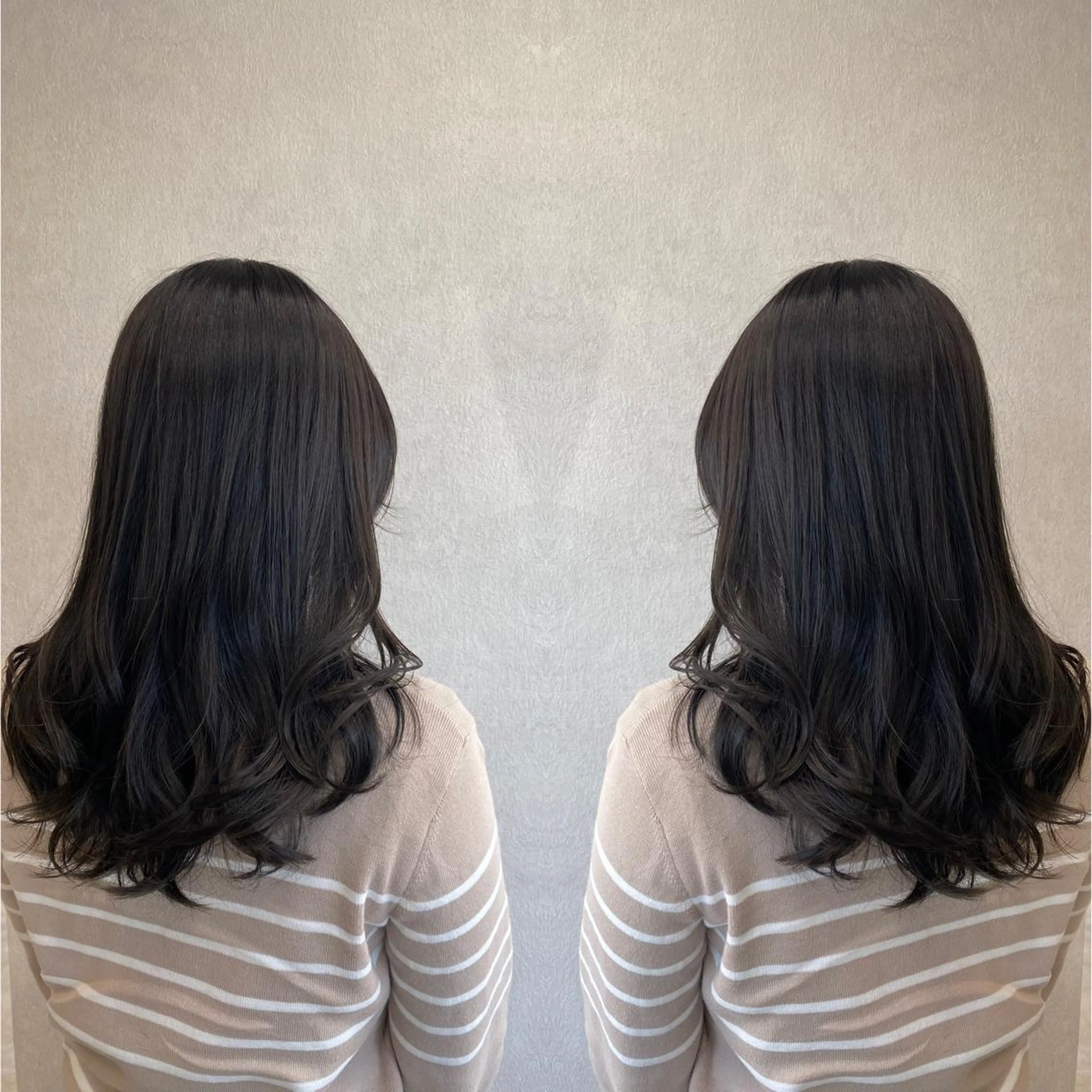 ロング カラー 透明感カラー tocca 💜石田愛結💜のヘアスタイル