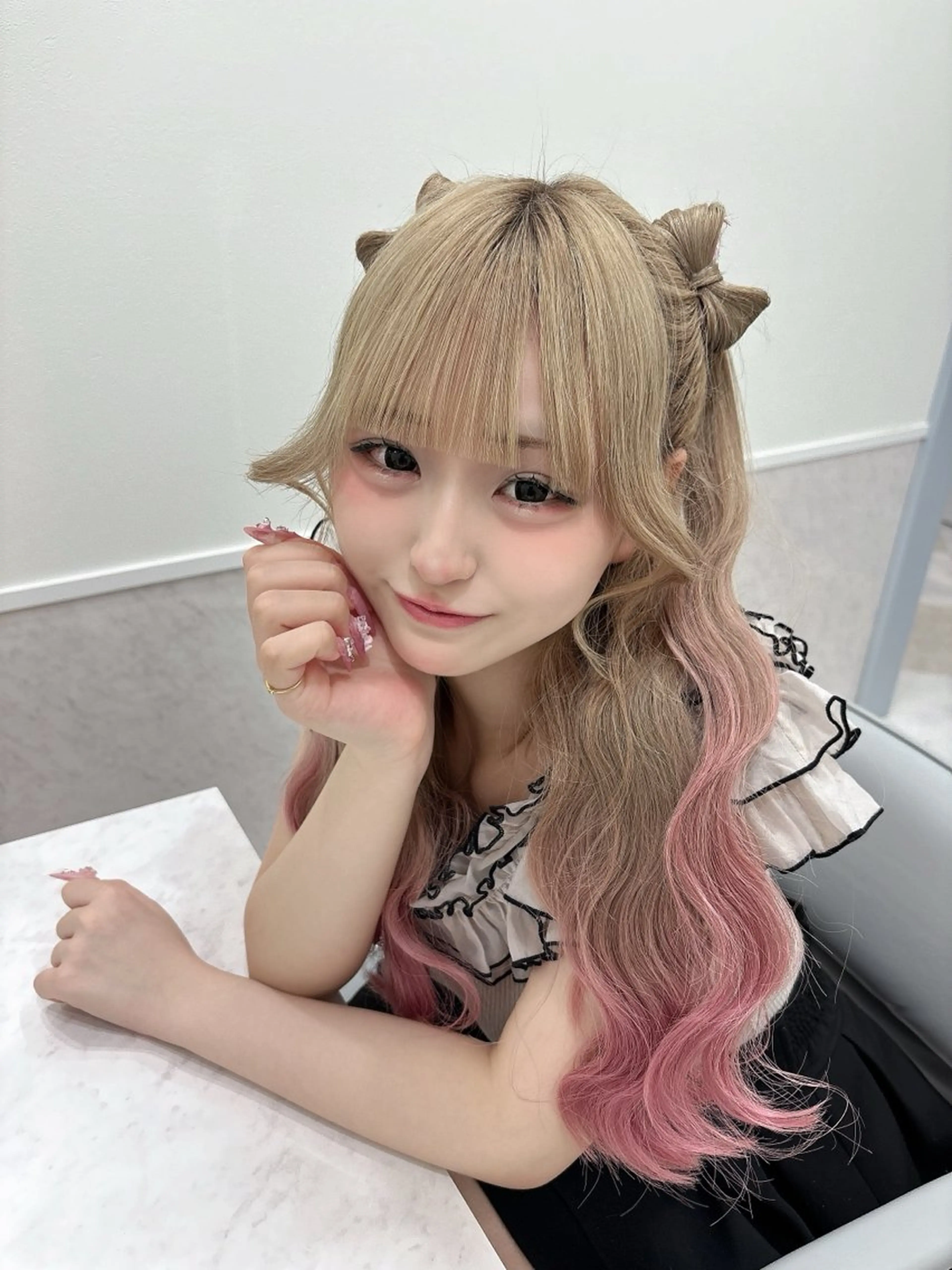 カット+ケアブリーチダブルカラー+5stepトリートメント🐩の写真