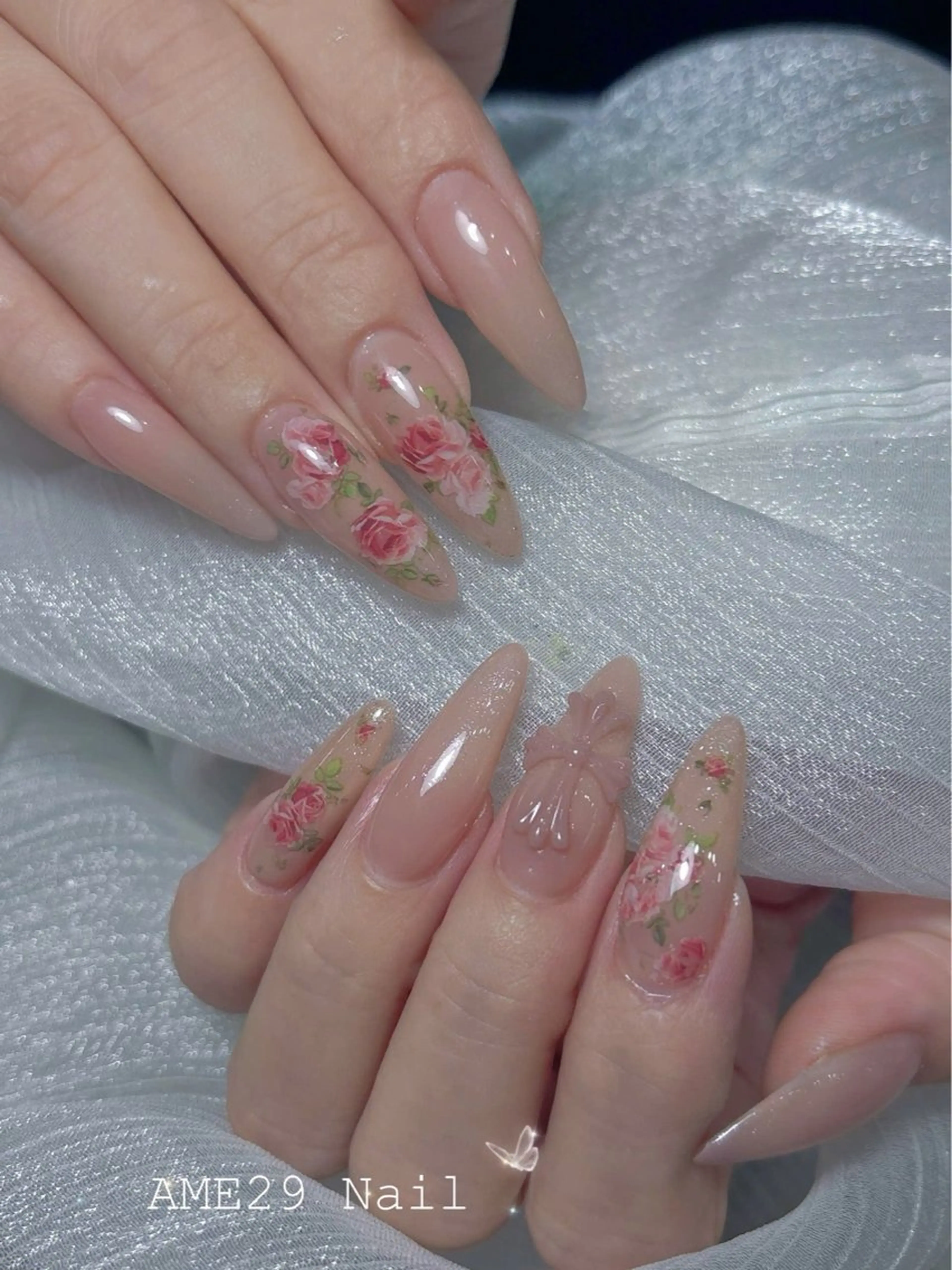ネイル アートネイル スカルプネイル AME29 Nail ネイルサロンのネイルデザイン