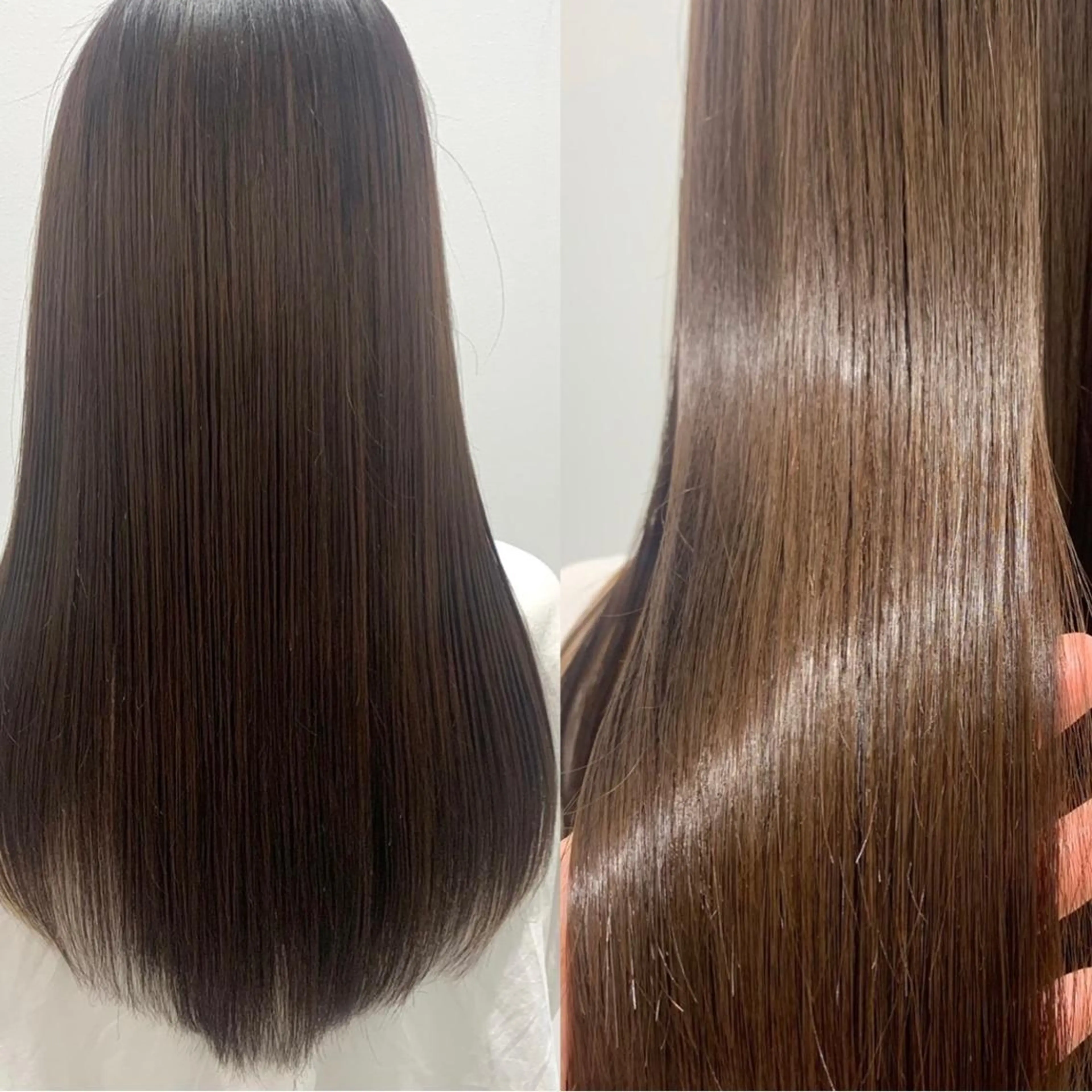 セミロング 髪質改善 縮毛矯正 酸性ストレート カット 縮毛矯正 ボブ/美髪矯正 /佐藤　奈巳のヘアスタイル