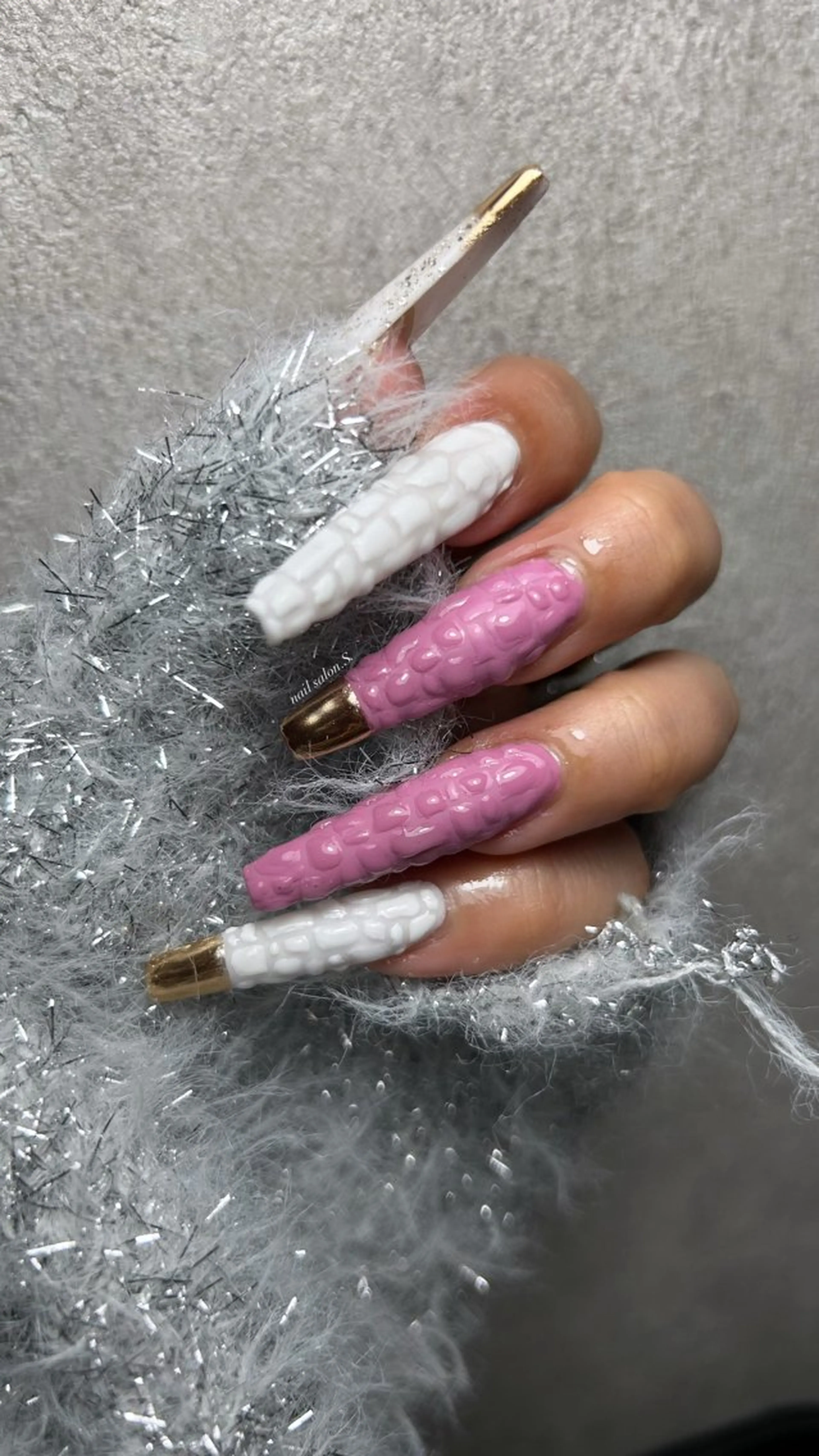 ネイル クリアネイル ジェルネイル 持ち込み スカルプネイル ハンドネイル 関山 志乃のネイルデザイン