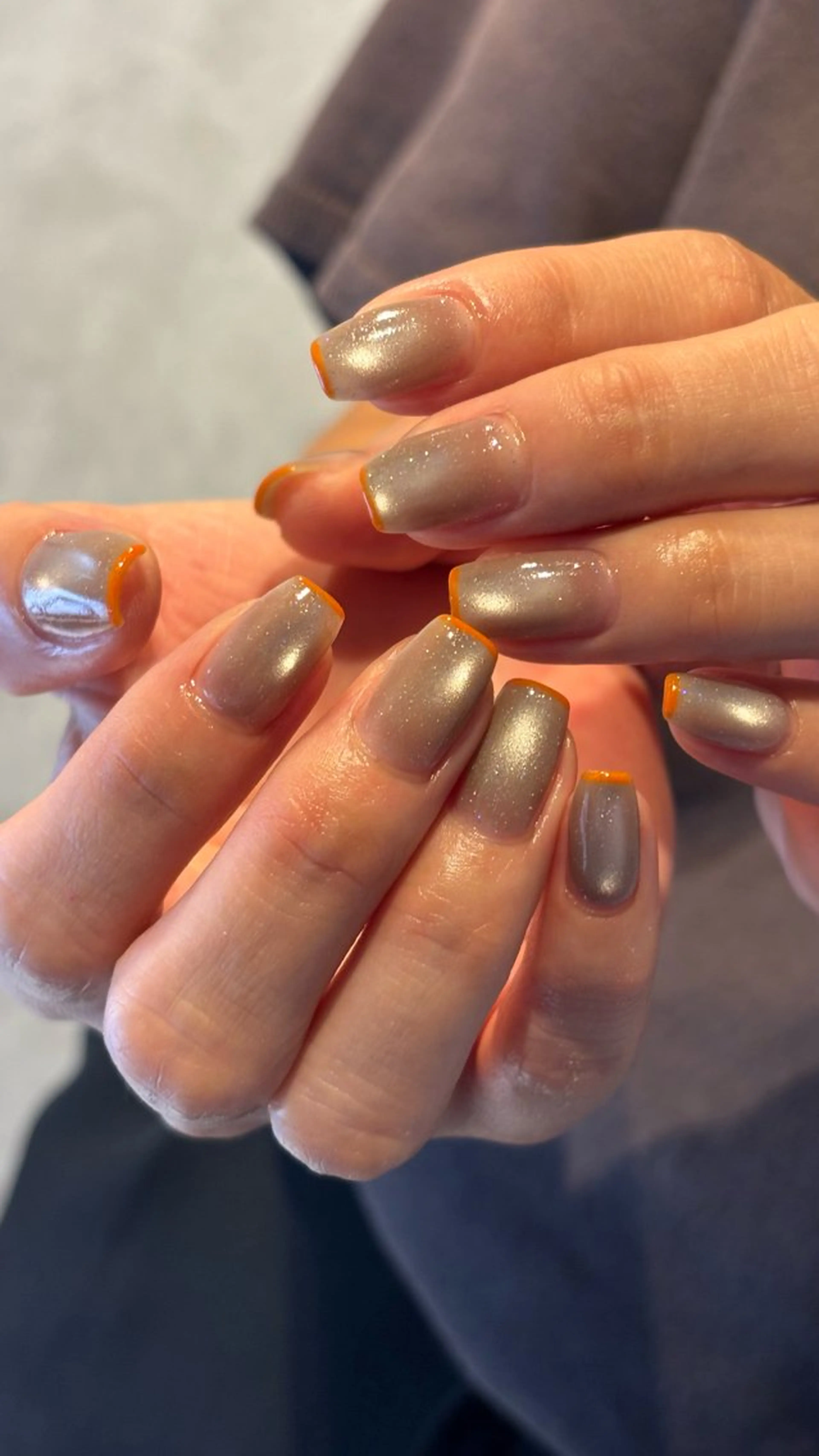 ネイル フレンチネイル マグネットネイル シンプルネイル Umi Nail /Akariのネイルデザイン