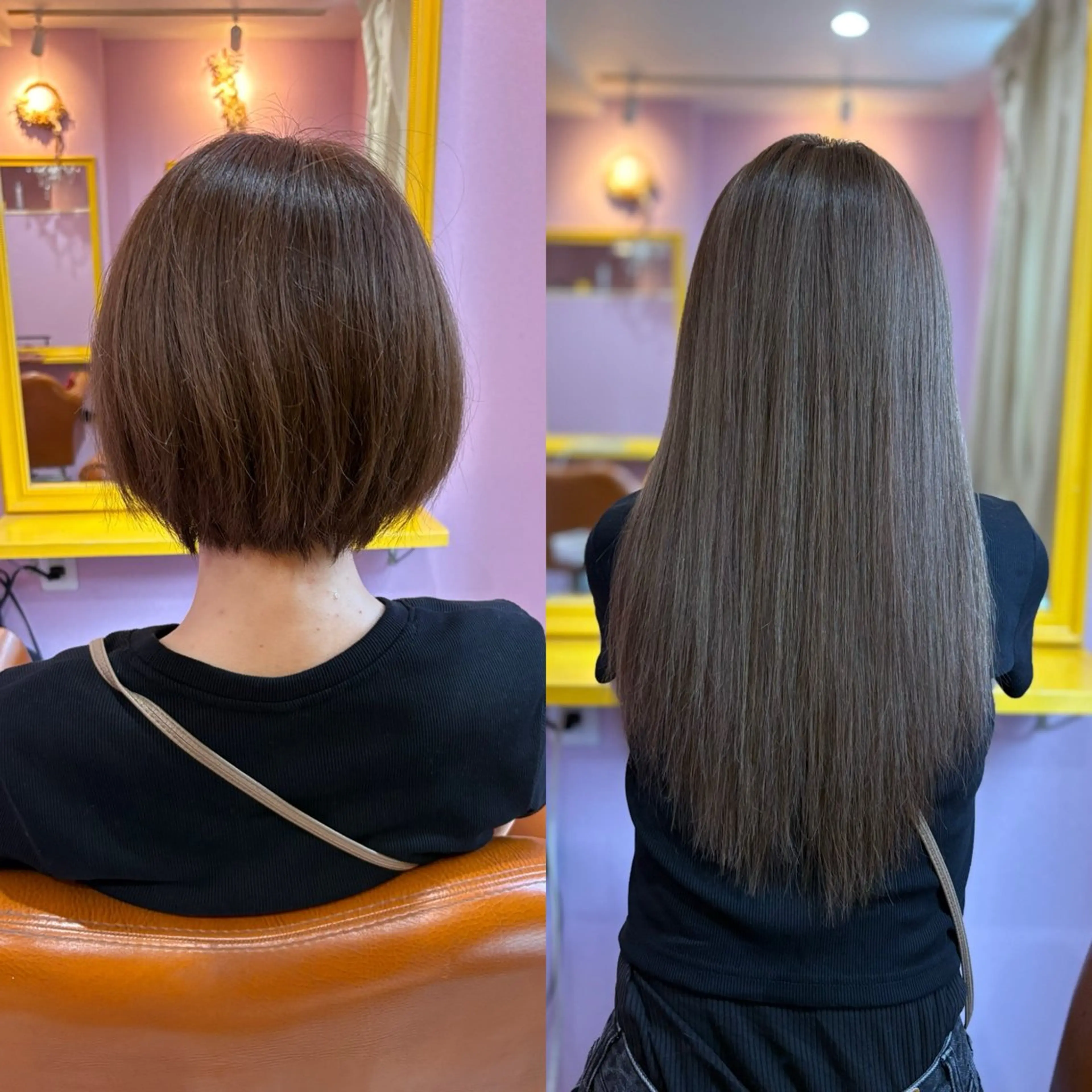 人毛シールエクステ100本🩷🤍の写真