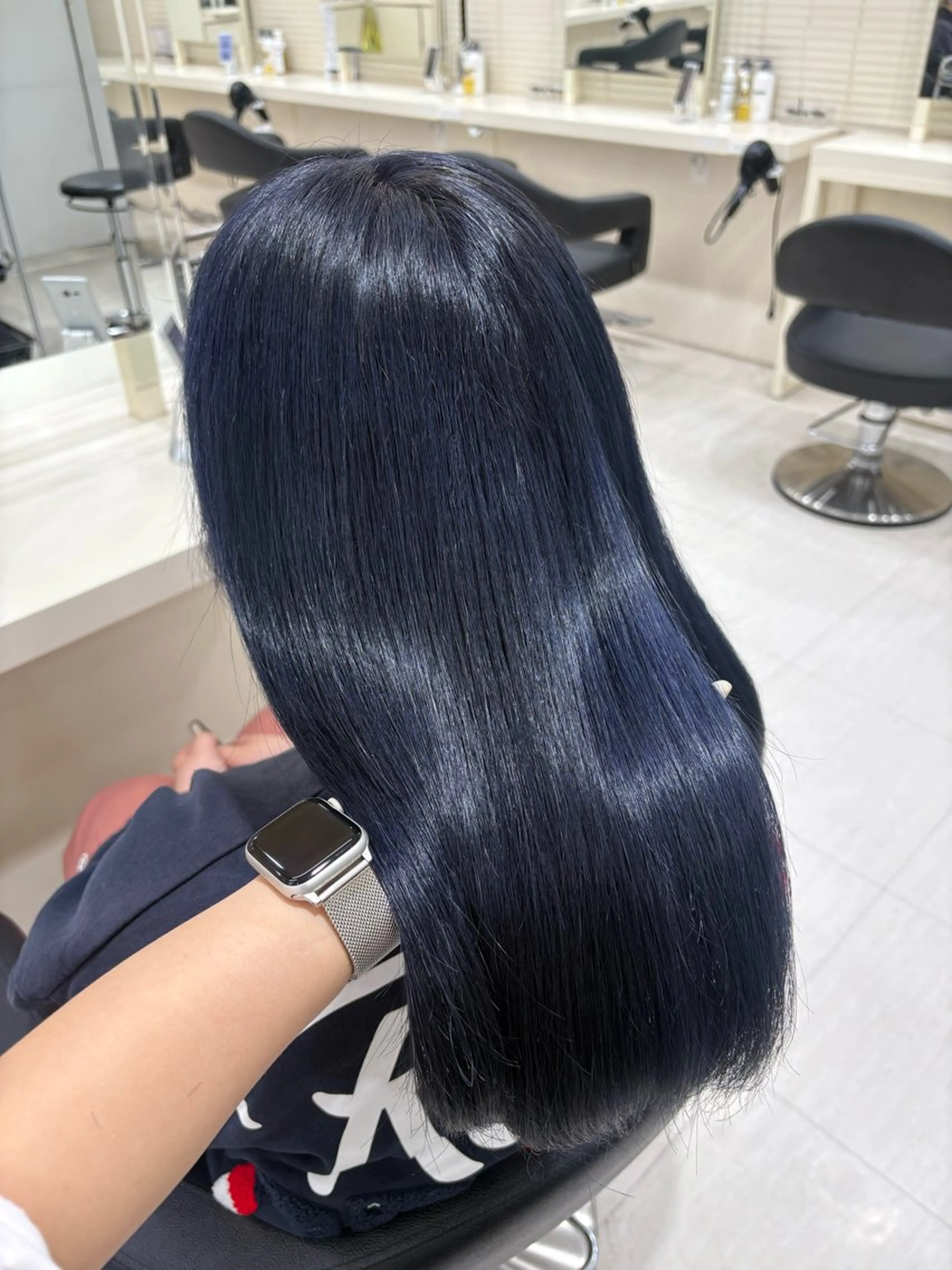 ミディアム カラー ヘアアレンジ ヘアカラー 💟RINNA 艶カラー💟のヘアスタイル