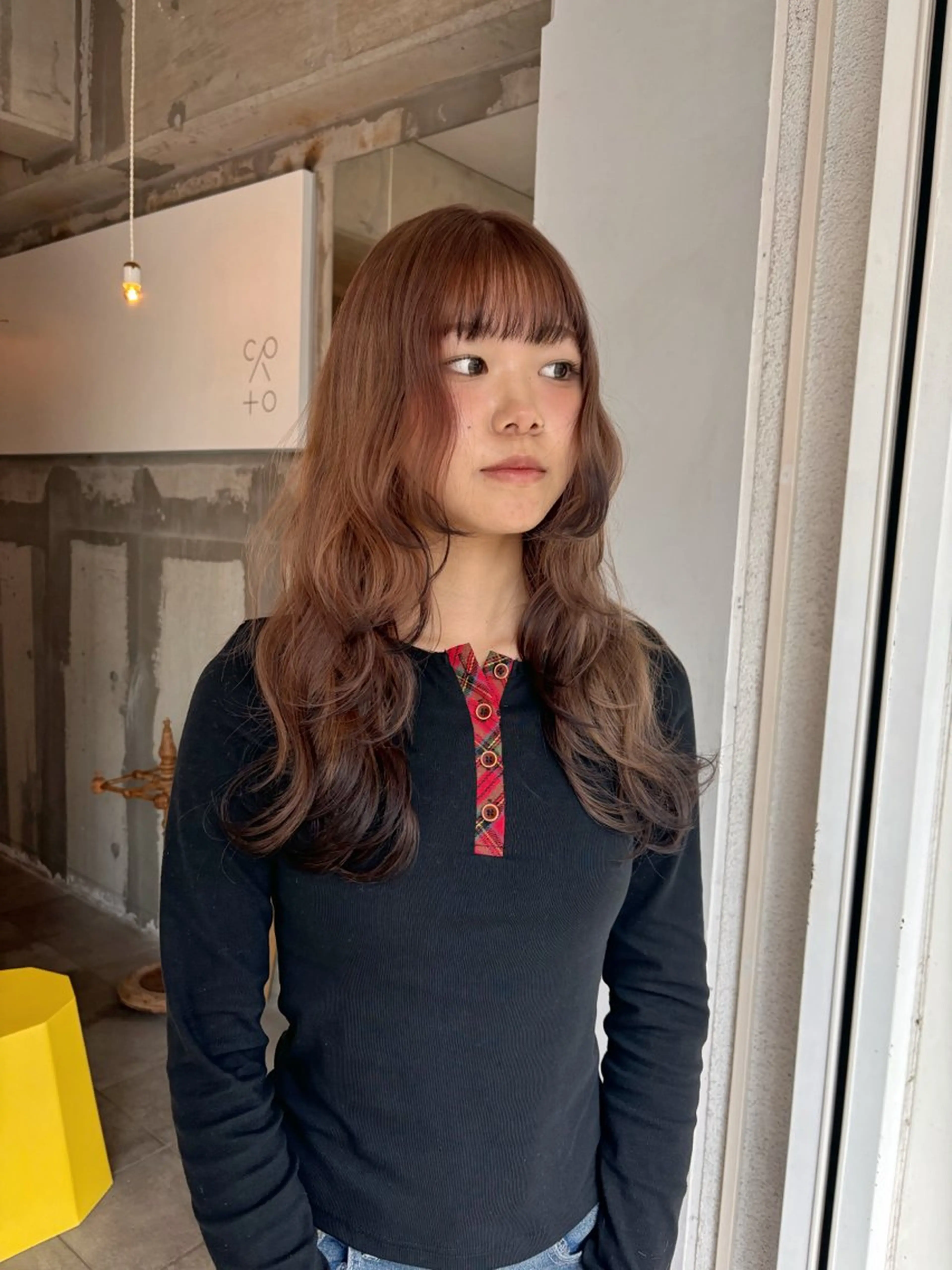 ロング mirai/レイヤー ボブ/デザインのヘアスタイル