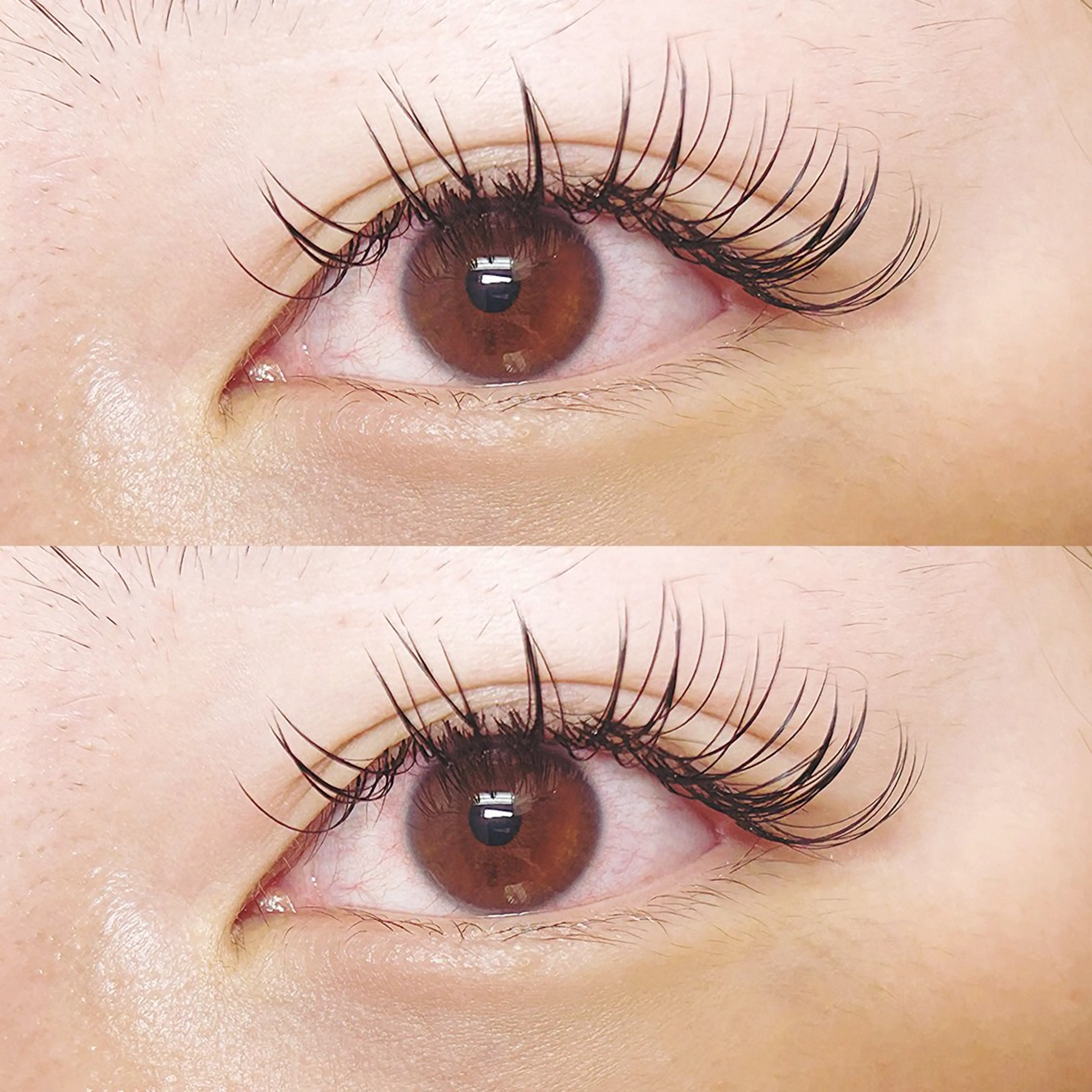 マツエク・マツパ カラーマツエク フラットラッシュ 韓国風マツエク 一重×まつ毛パーマ ワンホンマツエク sigh yurieのマツエク・マツパデザイン