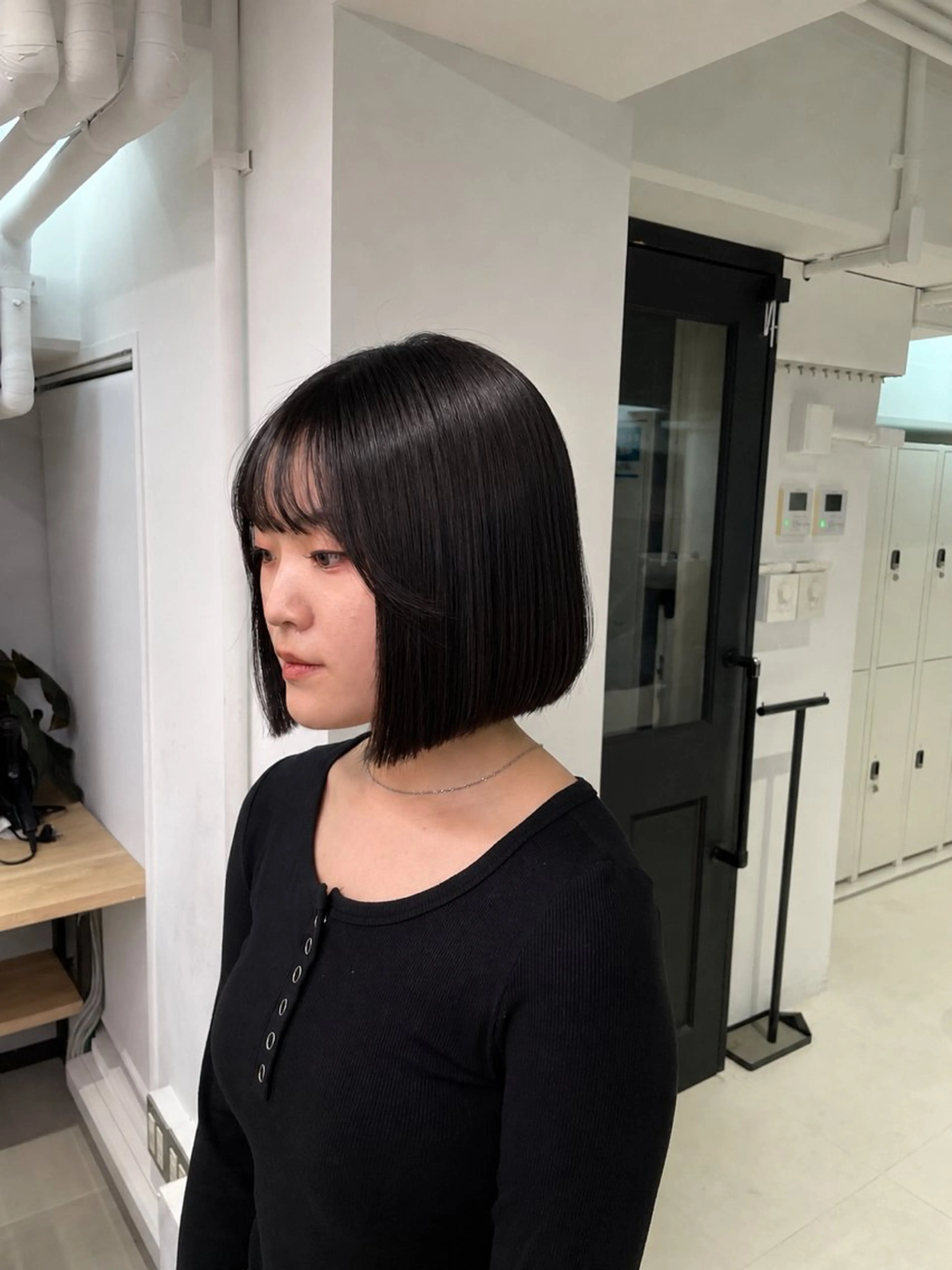 ミディアム カット トリートメント とば みゆうのヘアスタイル