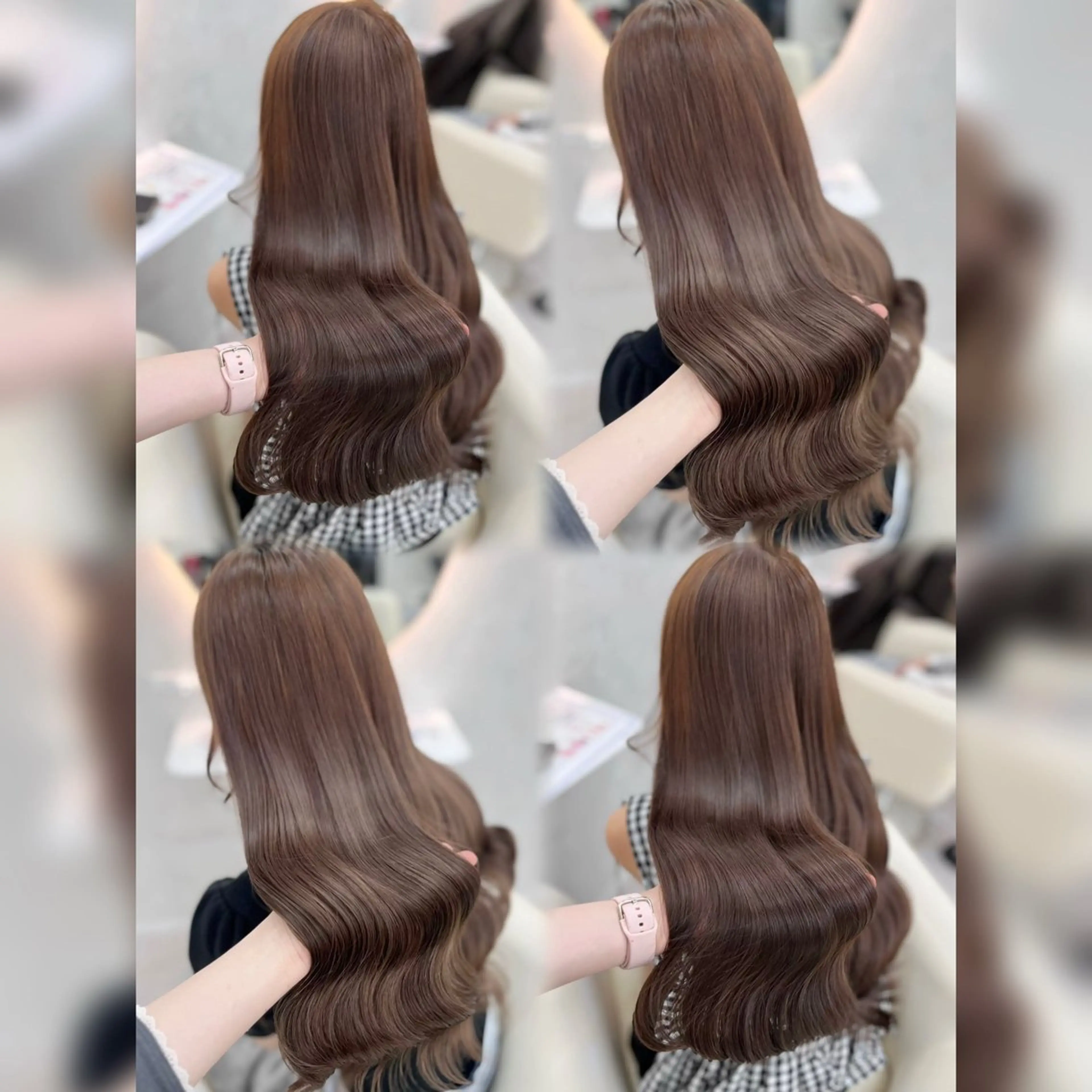 ロング カラー カット ヘアカラー 🫧Ess 🎀chihinaのヘアスタイル