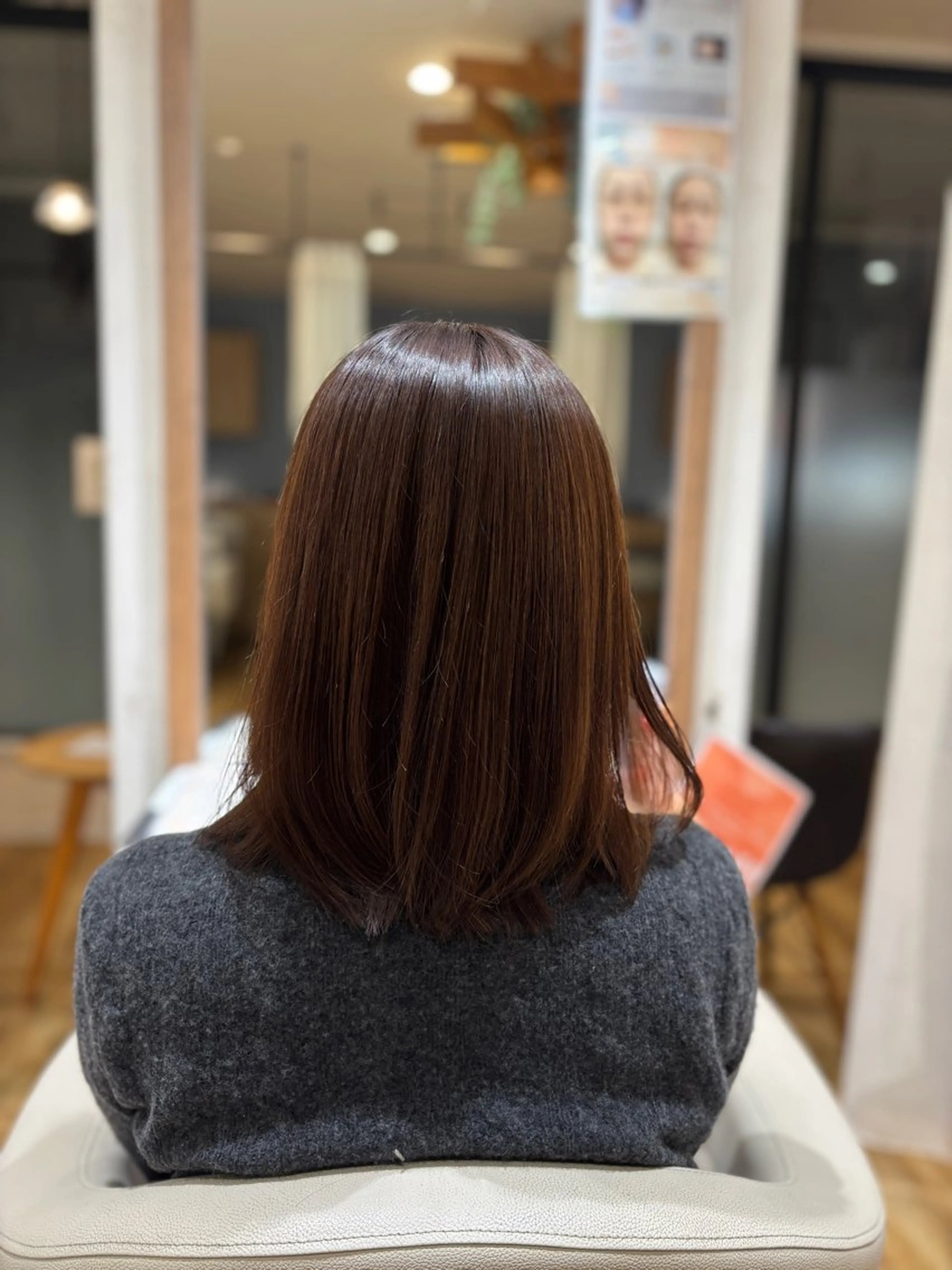 ミディアム ヘアカラー トリートメント ase.糸島店 MAIのヘアスタイル