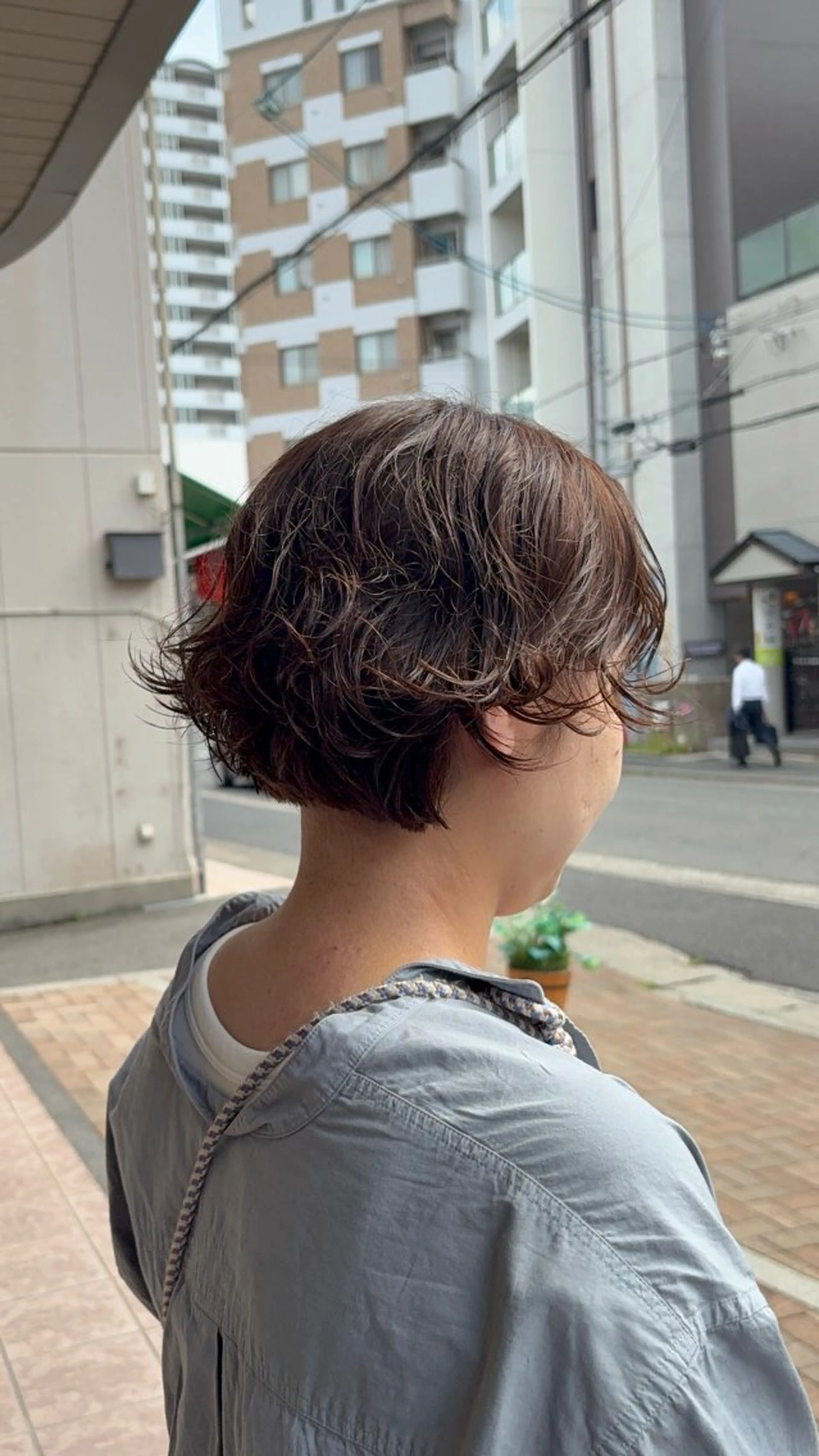 ショート くせ毛 ショートヘア カット ヘアカラー トリートメント ムラカミリム/cut /似合わせcolorのヘアスタイル