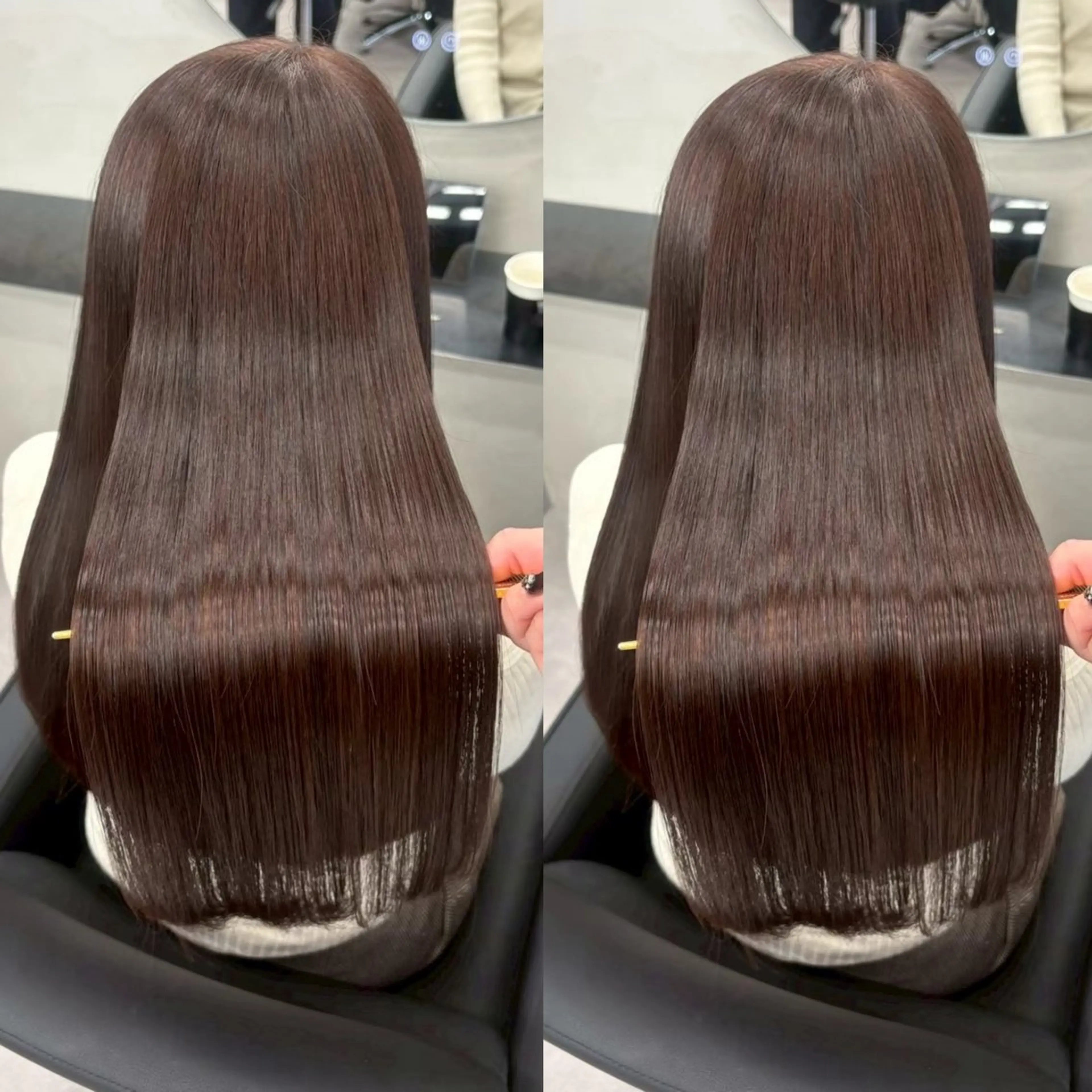 ロング カラー カット ヘアカラー トリートメント 新宿/髪質改善/ 縮毛矯正/suuのヘアスタイル