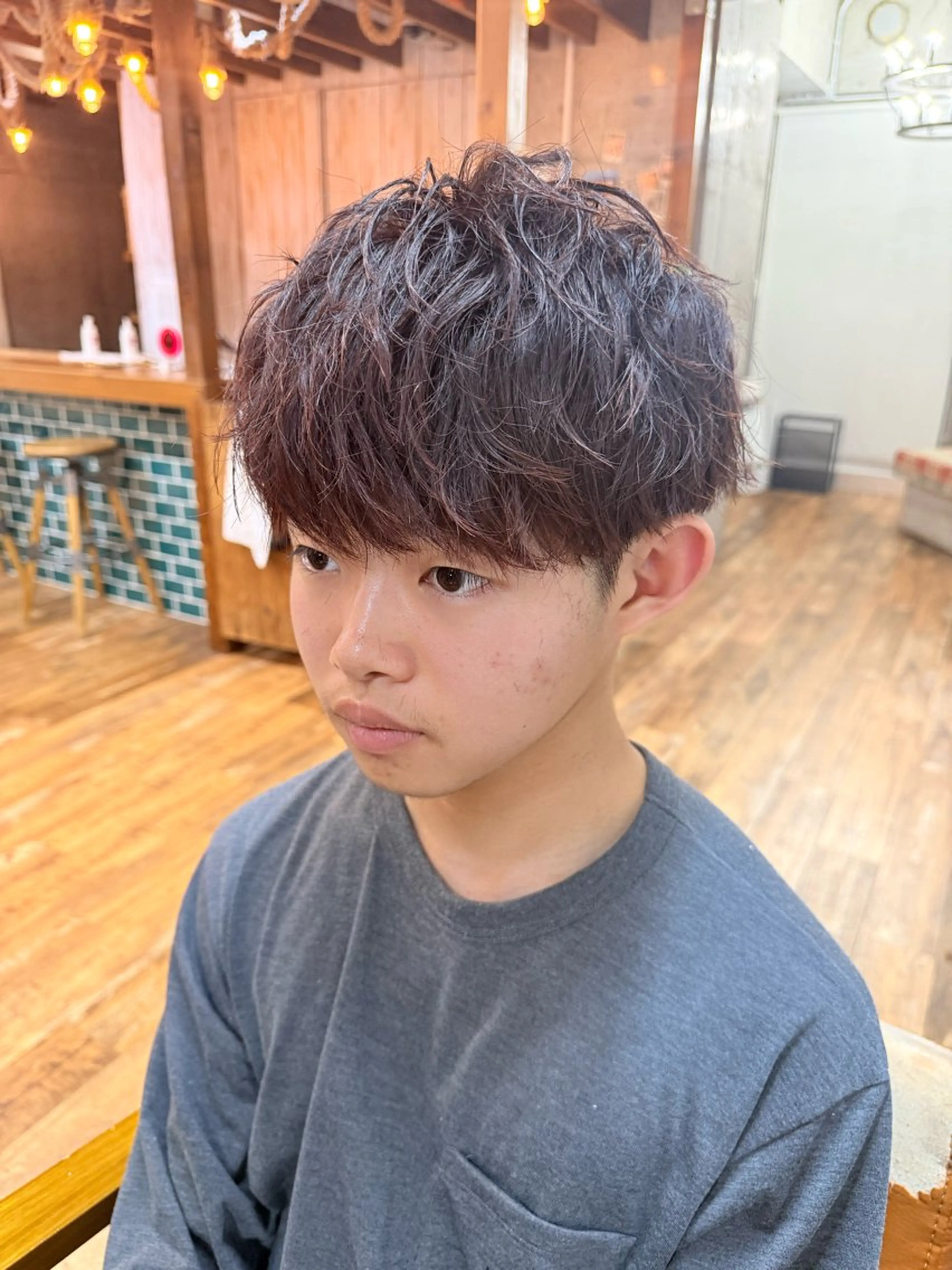 ショート カラー ヘアアレンジ メンズ カット ヘアカラー レイヤー/髪質改善/ 北 啓吾のヘアスタイル