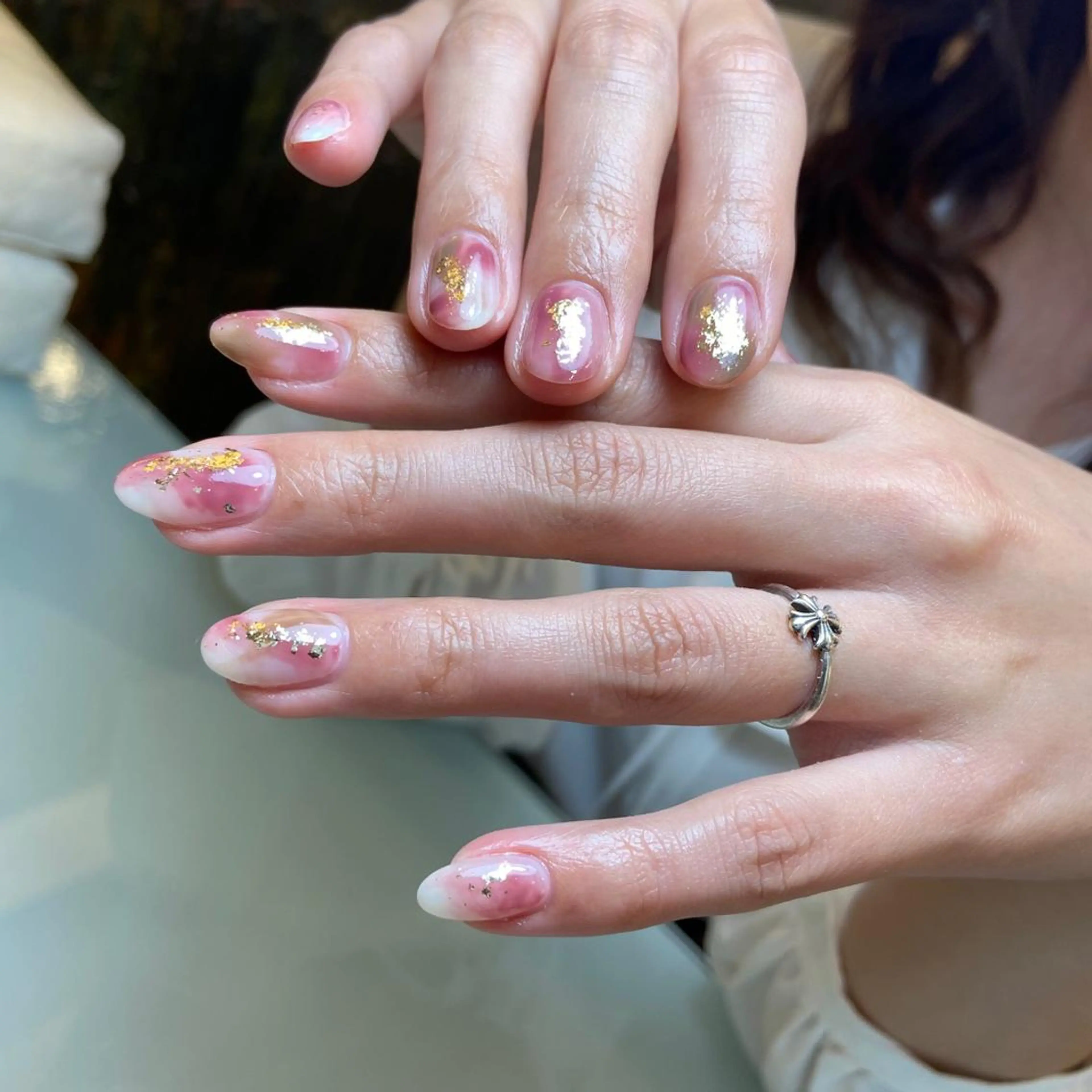 ネイル アートネイル 韓国ネイル マットネイル ミラーネイル ニュアンスネイル 🎀 D.d _nailのネイルデザイン