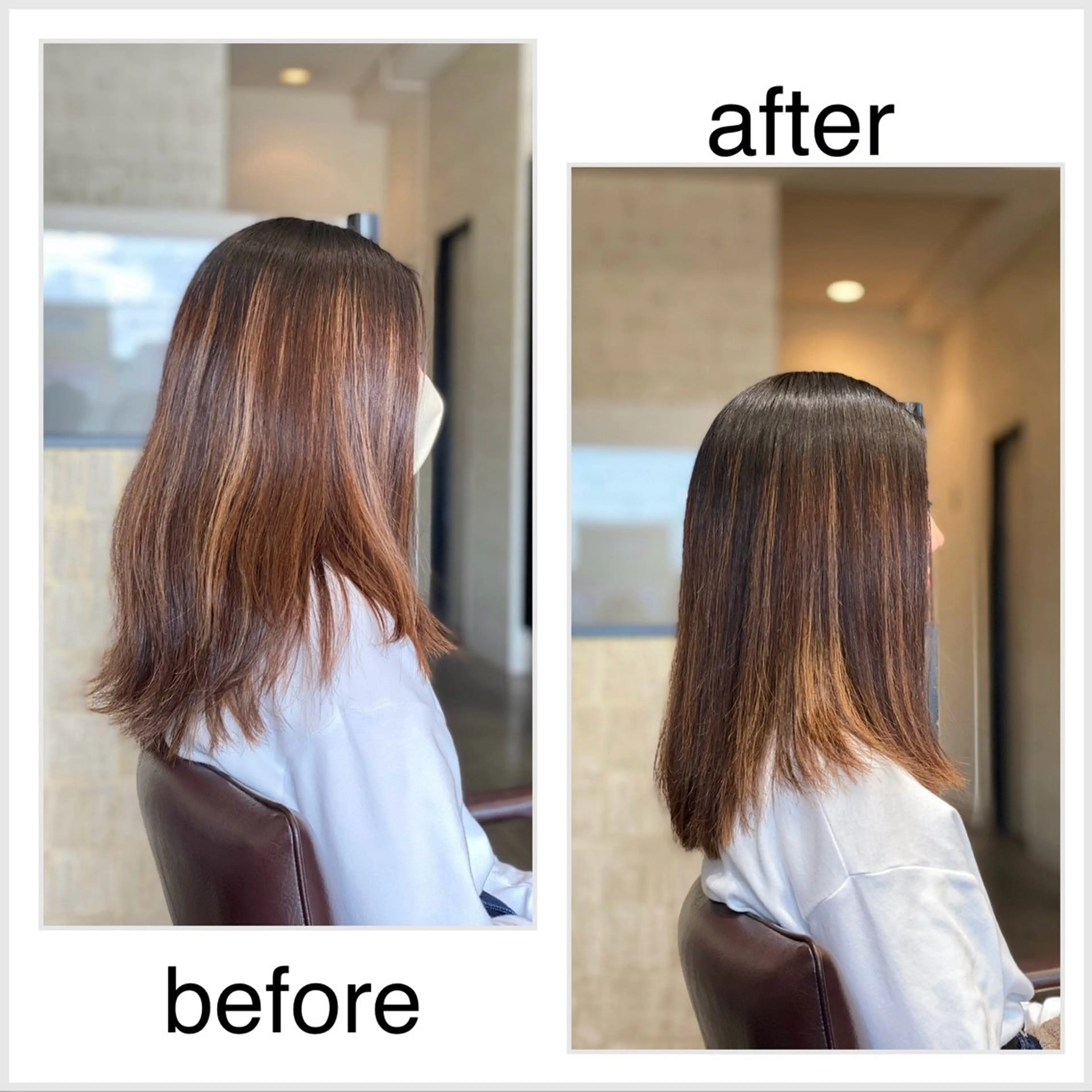 ロング パーマ 酸性ストレート ストレートパーマ カット 縮毛矯正 トリートメント Hair Life LIB所属・宮城 将大のヘアスタイル