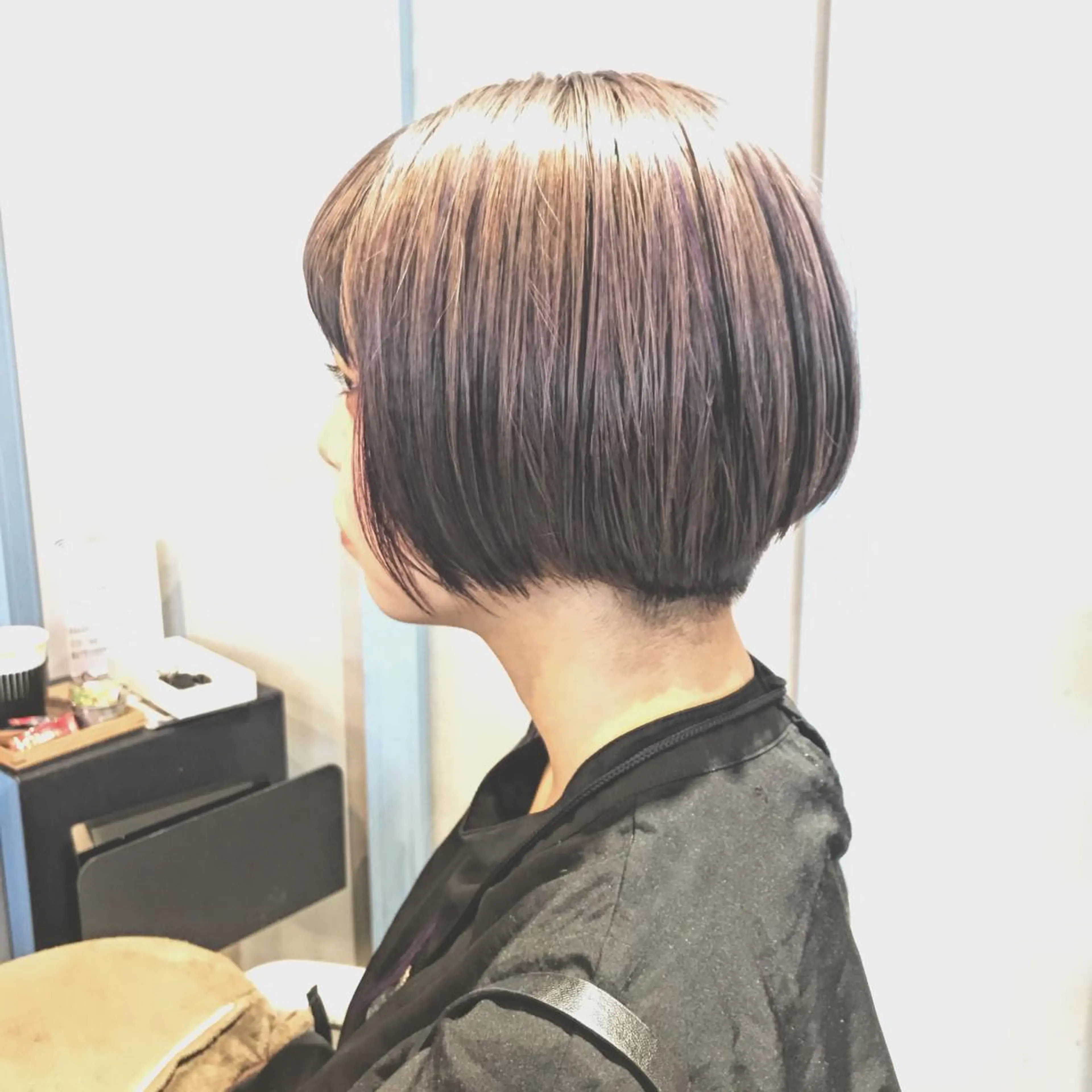 ショート ショートヘア カット ヘアカラー トリートメント 所渉/韓国レイヤー /ウルフカットのヘアスタイル