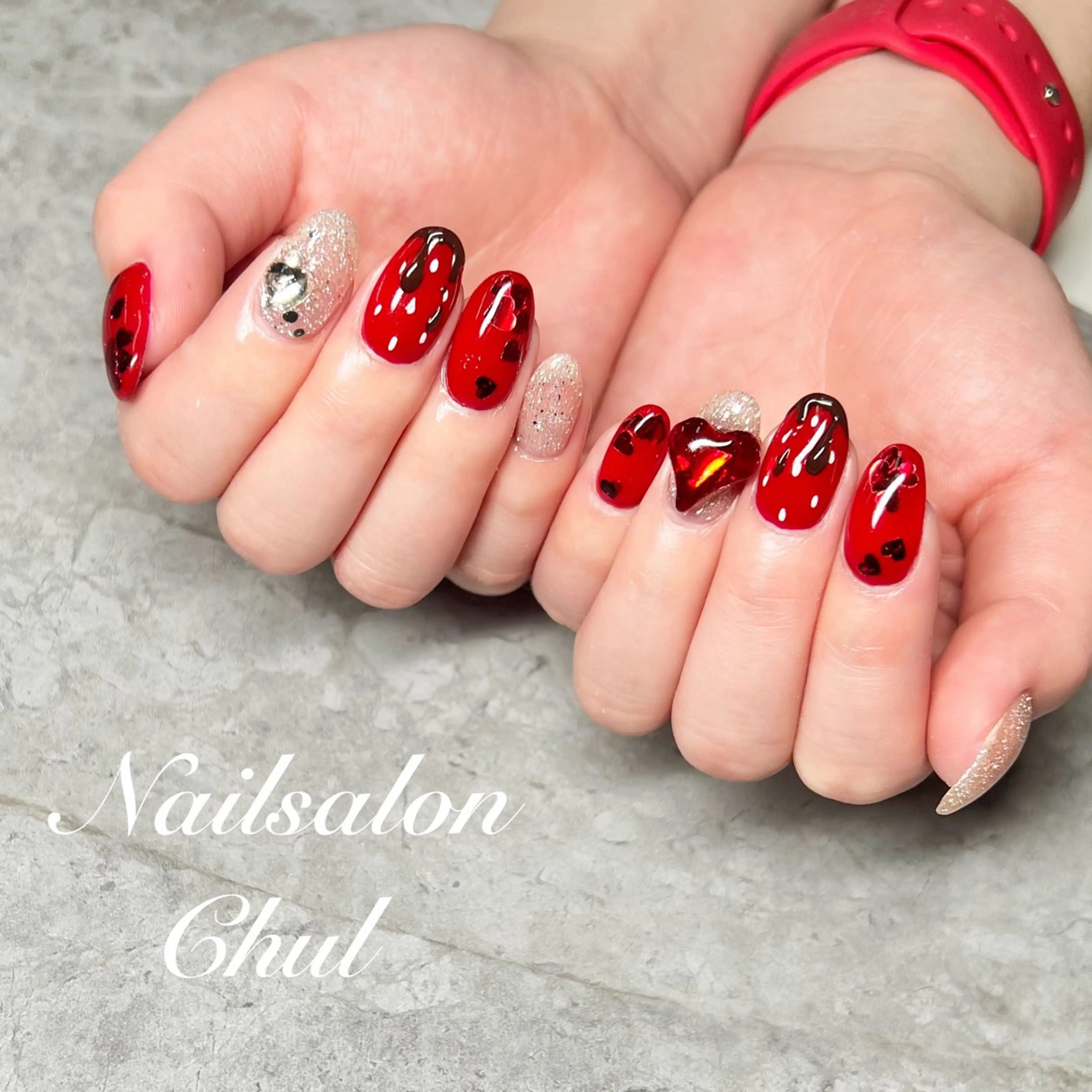 ネイル ハート ネイルサロン チュルのネイルデザイン