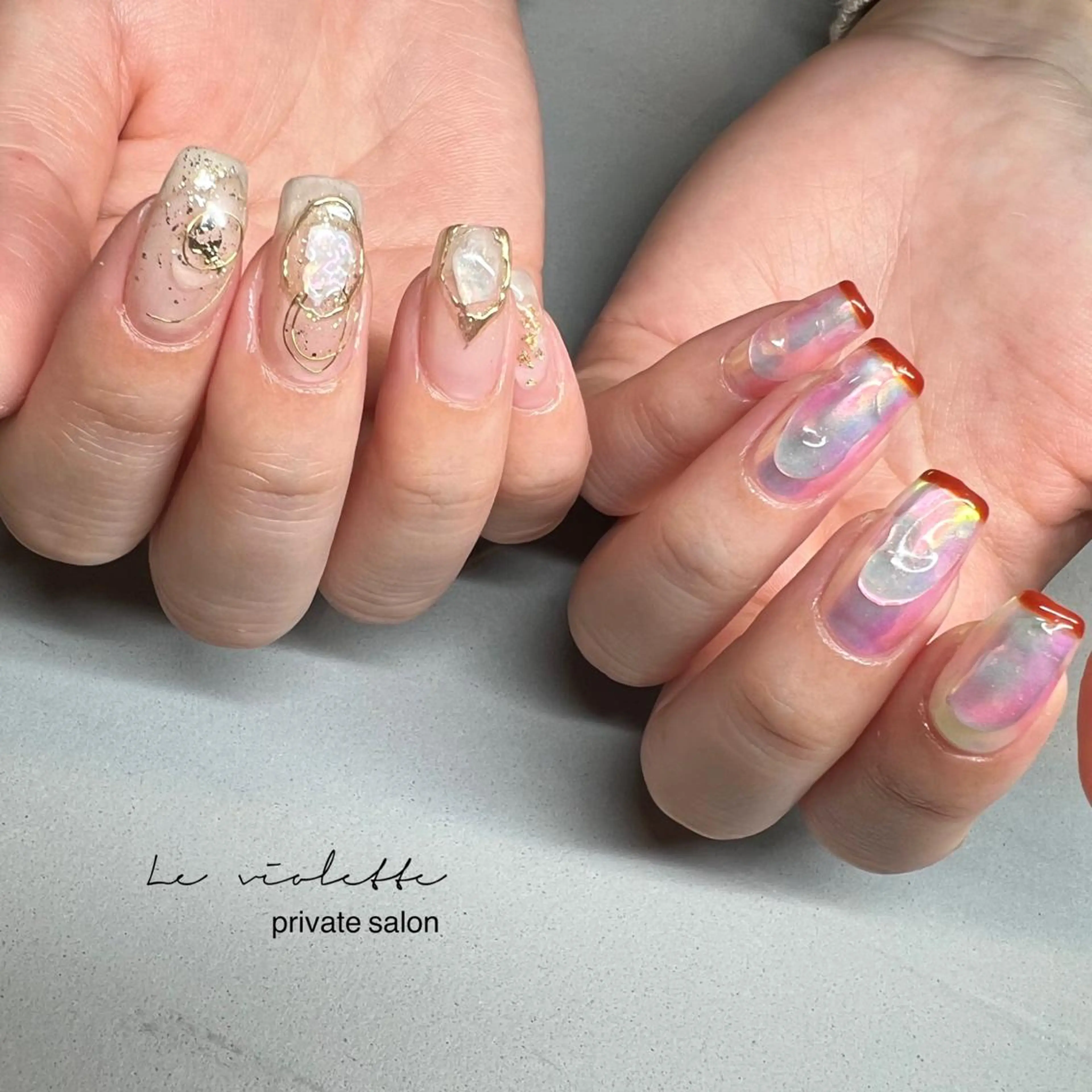 ネイル ハンドネイル le violetteのネイルデザイン